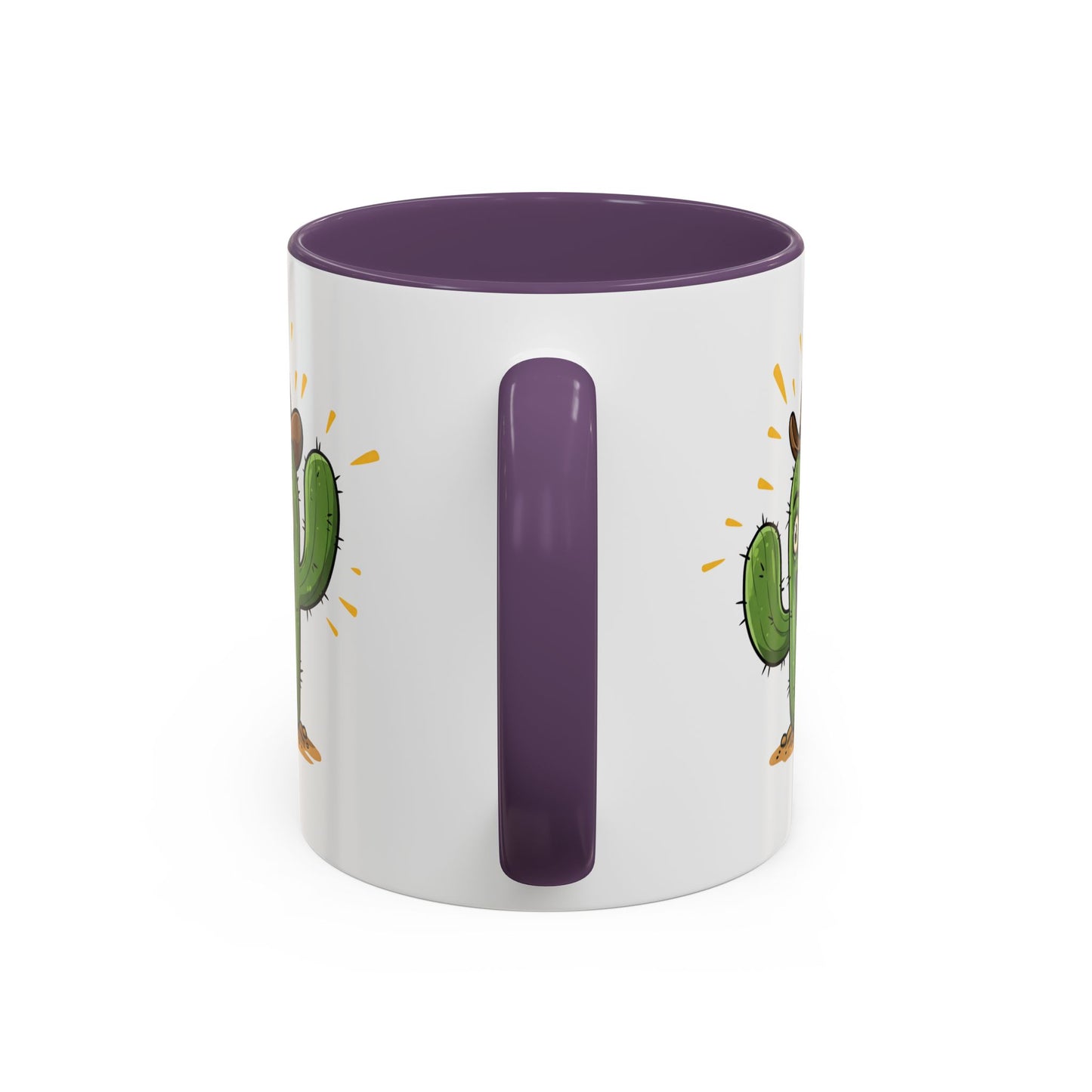 Cactus Mania Cowboy Cactus Mug - Fun & Durable Ceramic Cup for Cactus Lovers