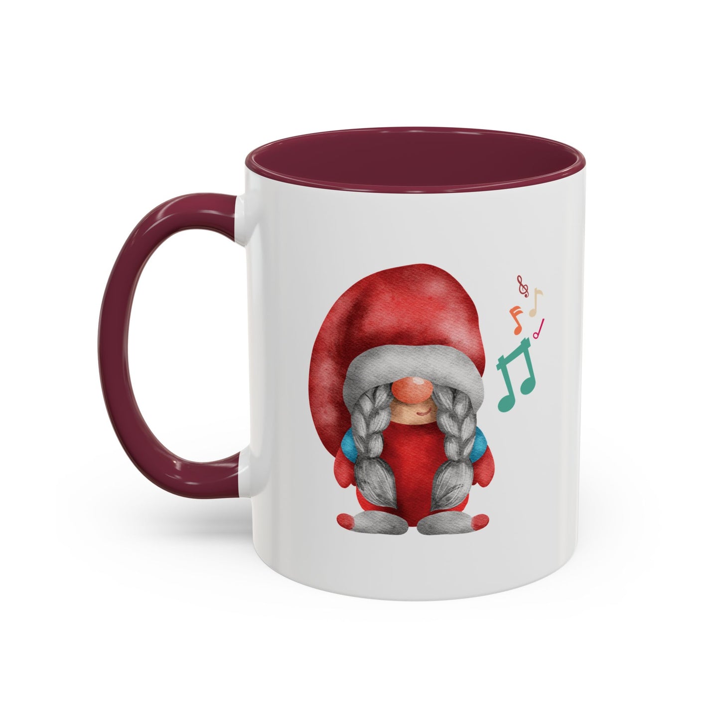 Cute Gnome Mug - Red & White - Perfect Holiday Gift idea