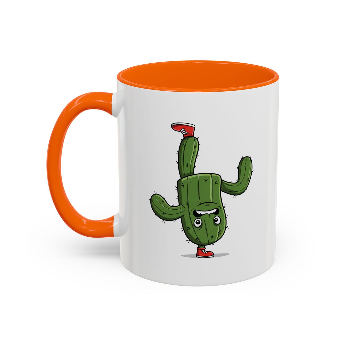 Cactus Mania Upside Down Cactus Mug - Unique & Fun Ceramic Cup for All Ages