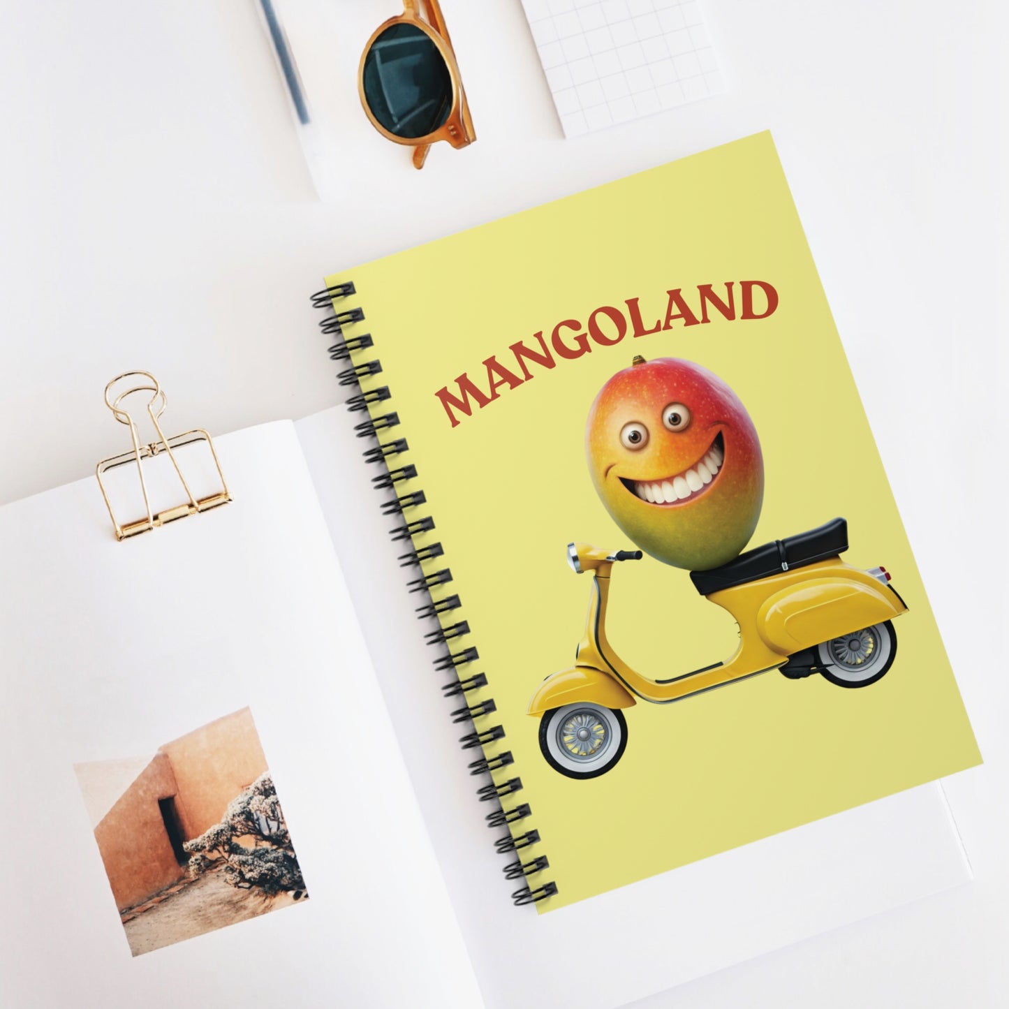 The Mango "Mangoland" Spiral Notebook: Your Cool Travel Journal & Aesthetic Daily Planner