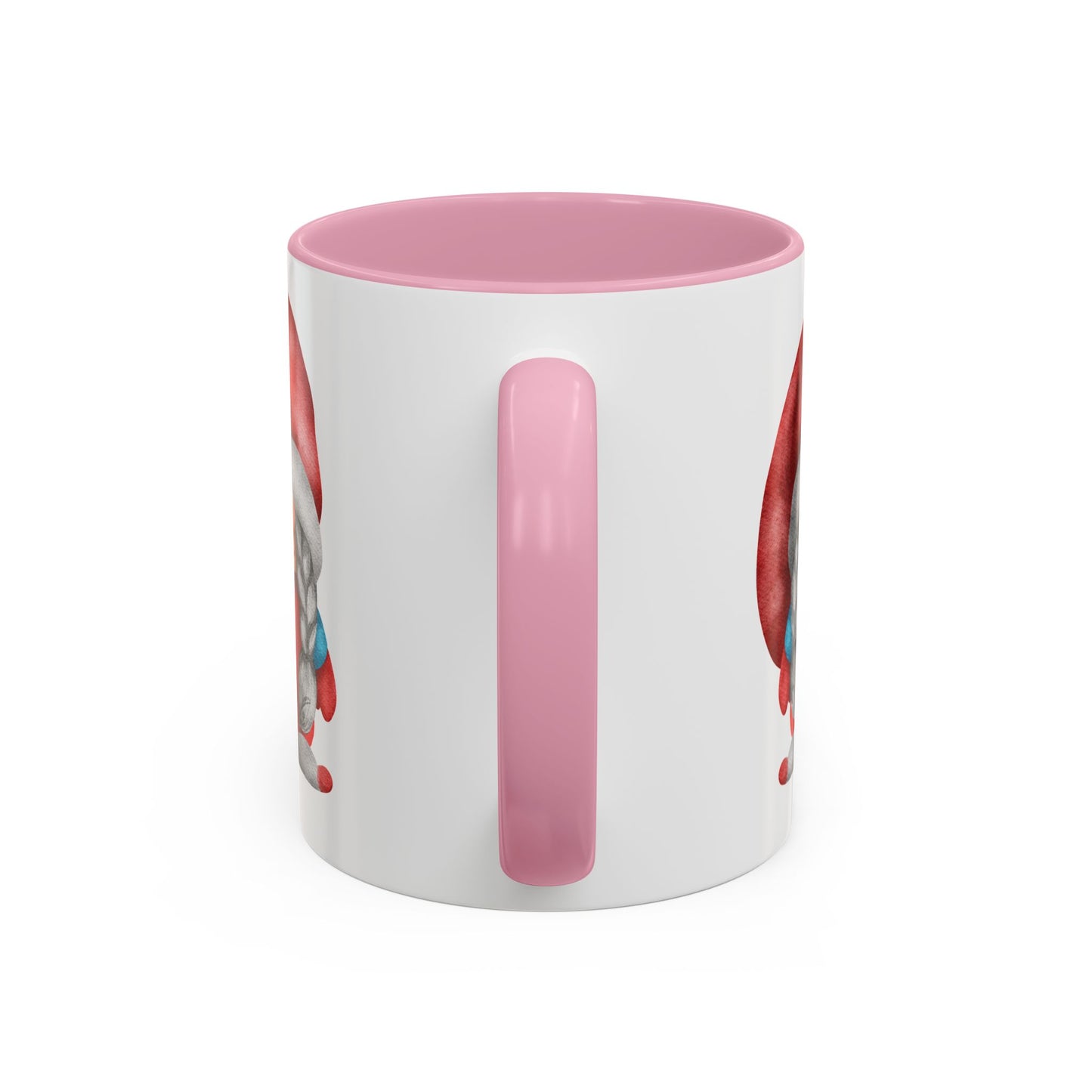 Cheerful Red Gnome with Braids Mug - Sip Your Sweet Melody | Ceramic Coffee & Tea Cup (11oz/15oz)