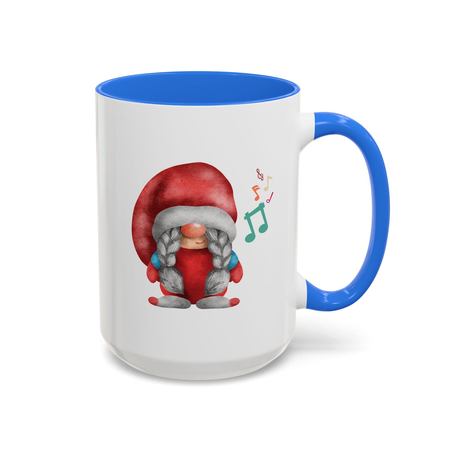 Cute Gnome Mug - Red & White - Perfect Holiday Gift idea 15oz Cambridge Blue