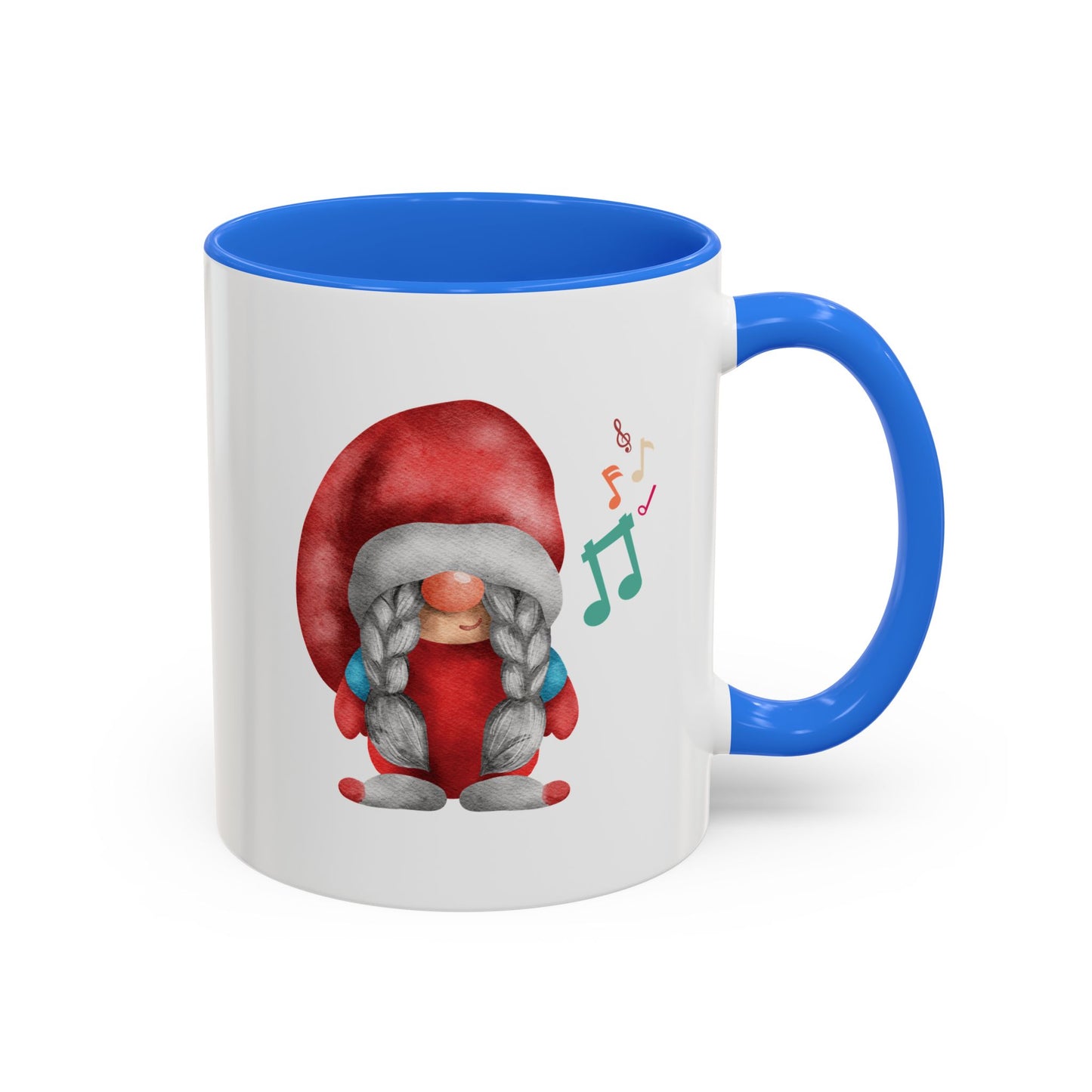 Cute Gnome Mug - Red & White - Perfect Holiday Gift idea 11oz Cambridge Blue