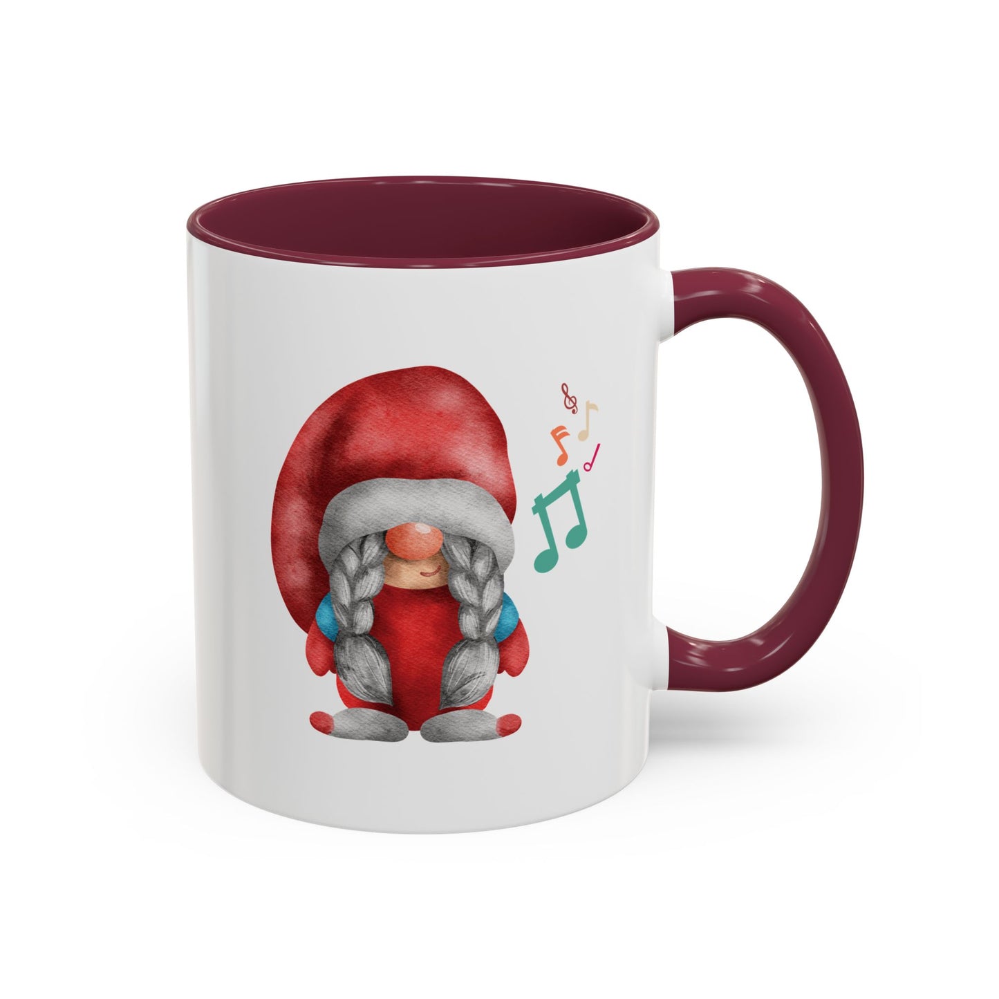 Cute Gnome Mug - Red & White - Perfect Holiday Gift idea
