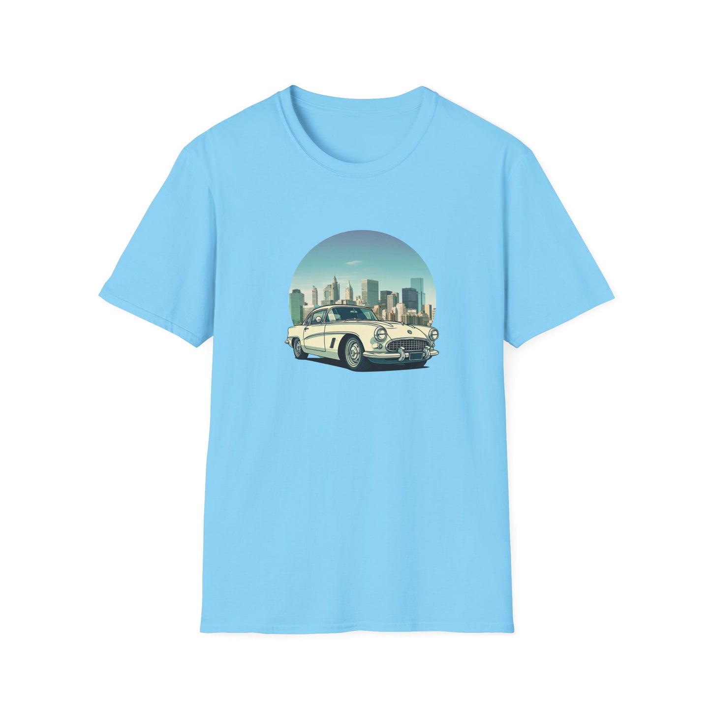 Chevrolet Corvette Unisex T-Shirt - American Legend of the 50s Sky