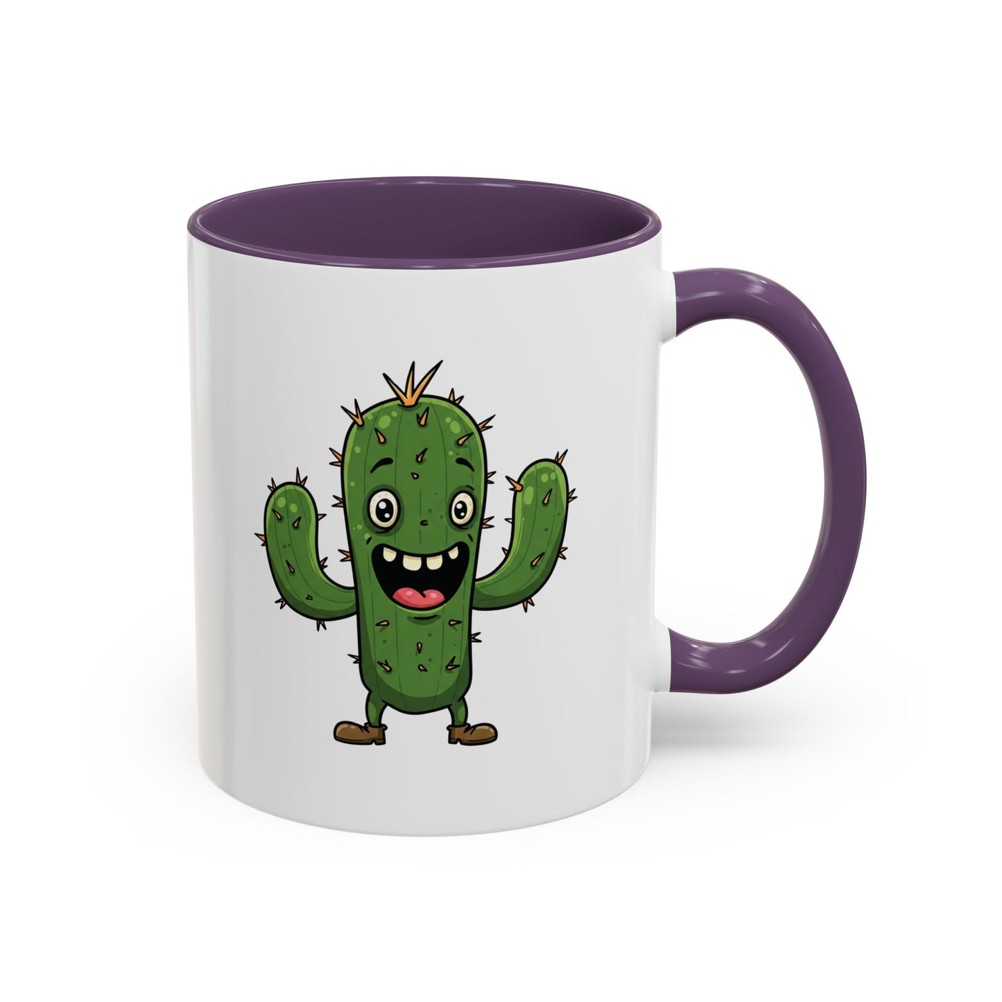 Cactus Mania Joyful Cactus Mug - Happy Ceramic Coffee Cup for Plant Lovers