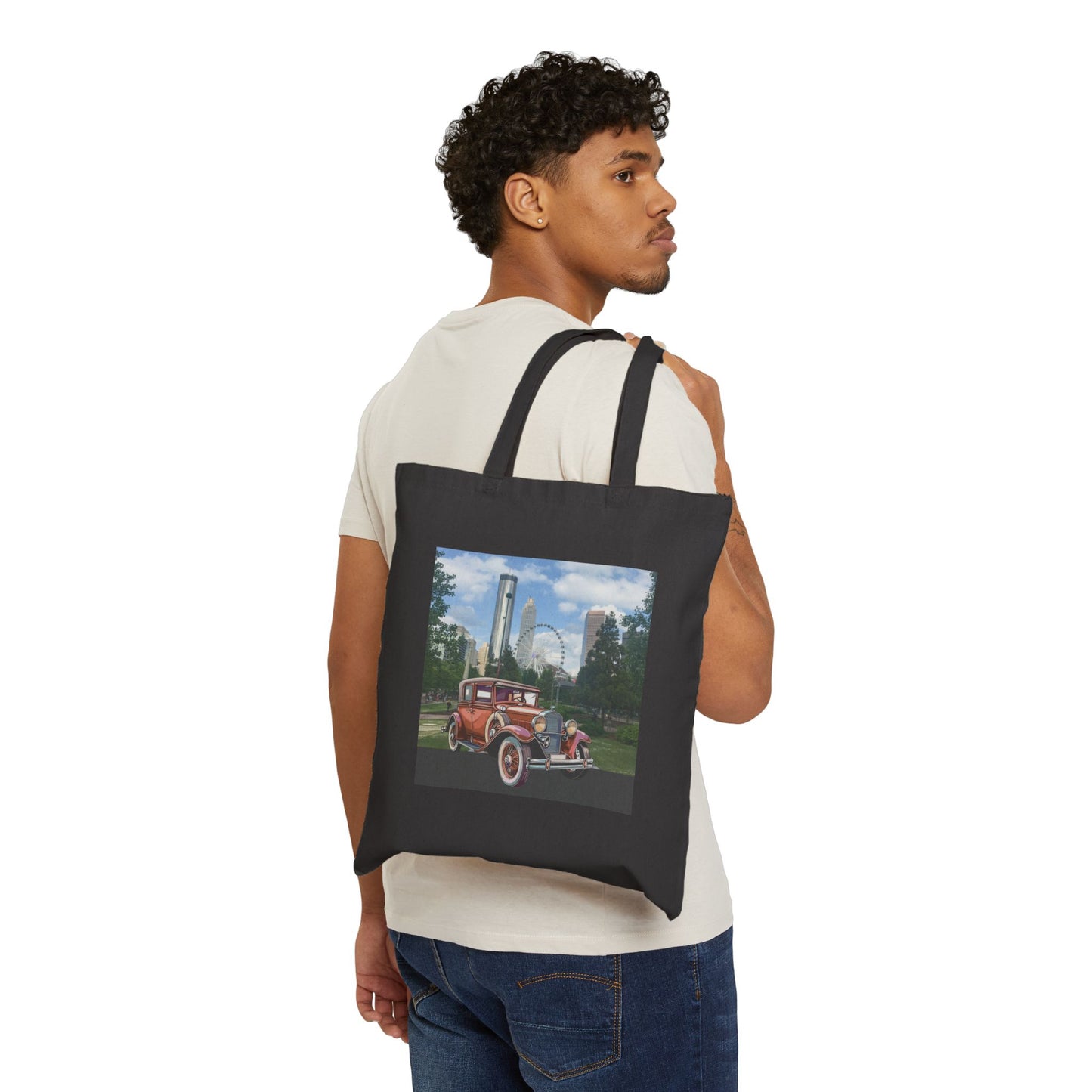 Ford Atlanta Skyliner Tote Bag: Vintage Car Passion Meets 1930s American Cinema
