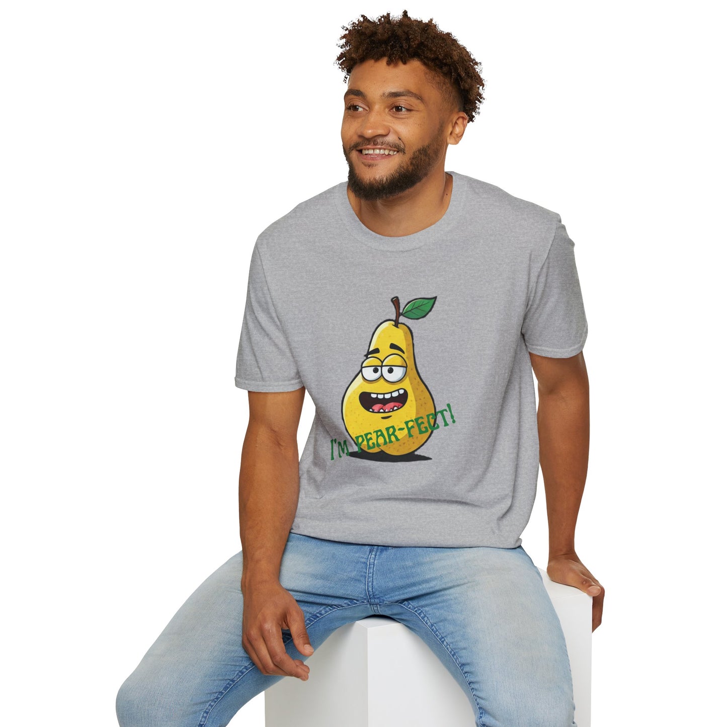 Pear T-Shirt: Funny "I'm Pear-fect" Graphic Tee | Organic Cotton & Unique Design