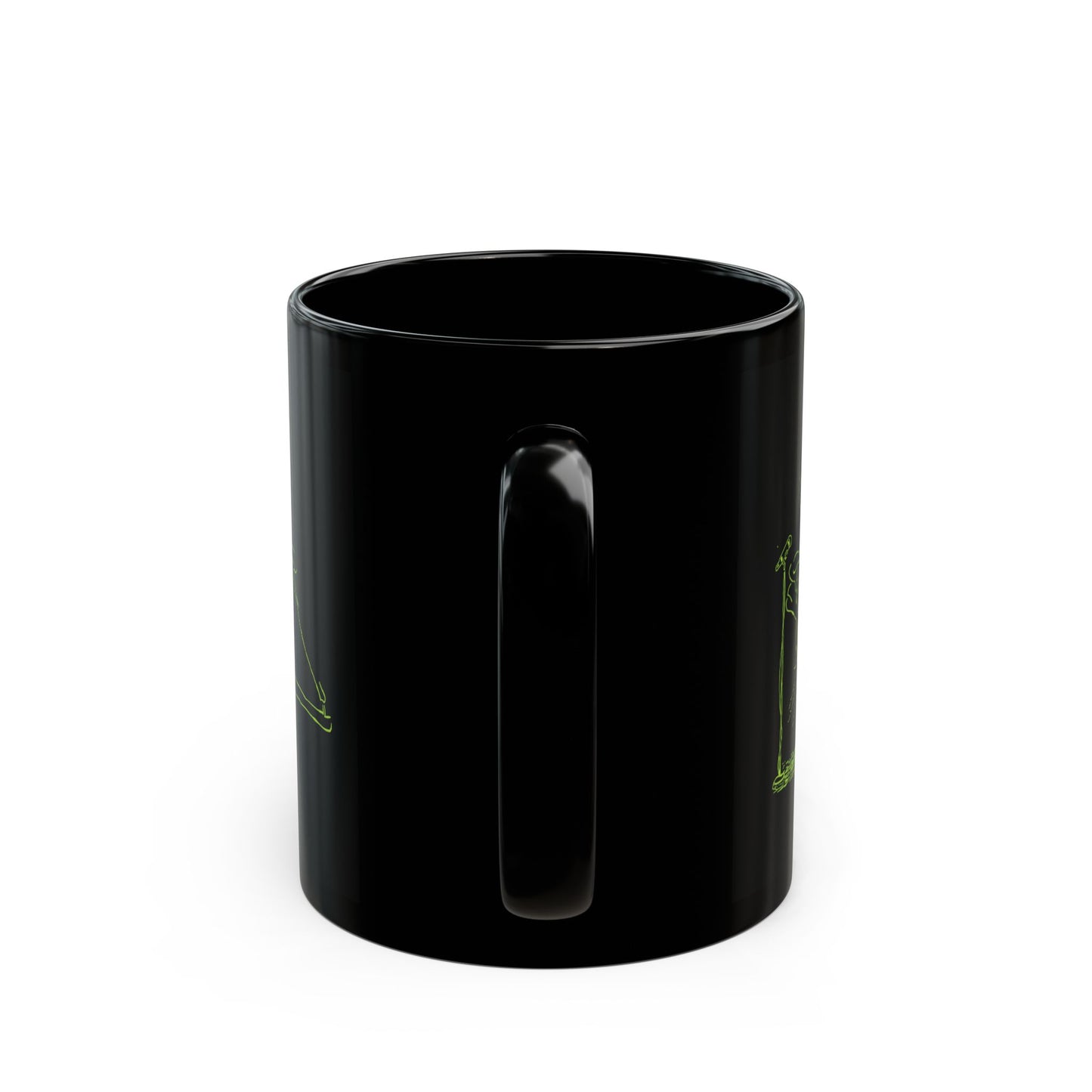 Skeleton Singer Interview Mug | Fluorescent Rock Gift