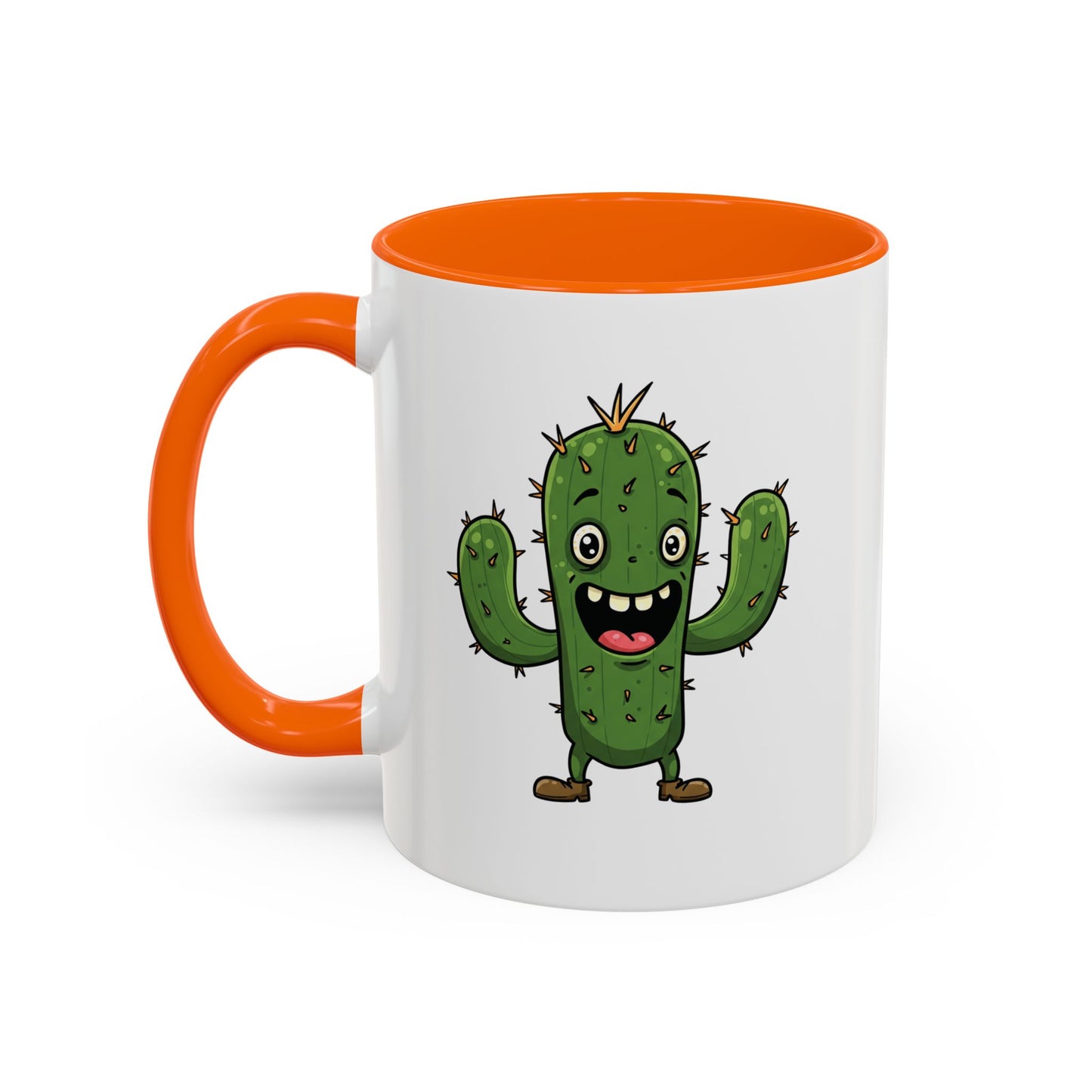 Cactus Mania Joyful Cactus Mug - Happy Ceramic Coffee Cup for Plant Lovers