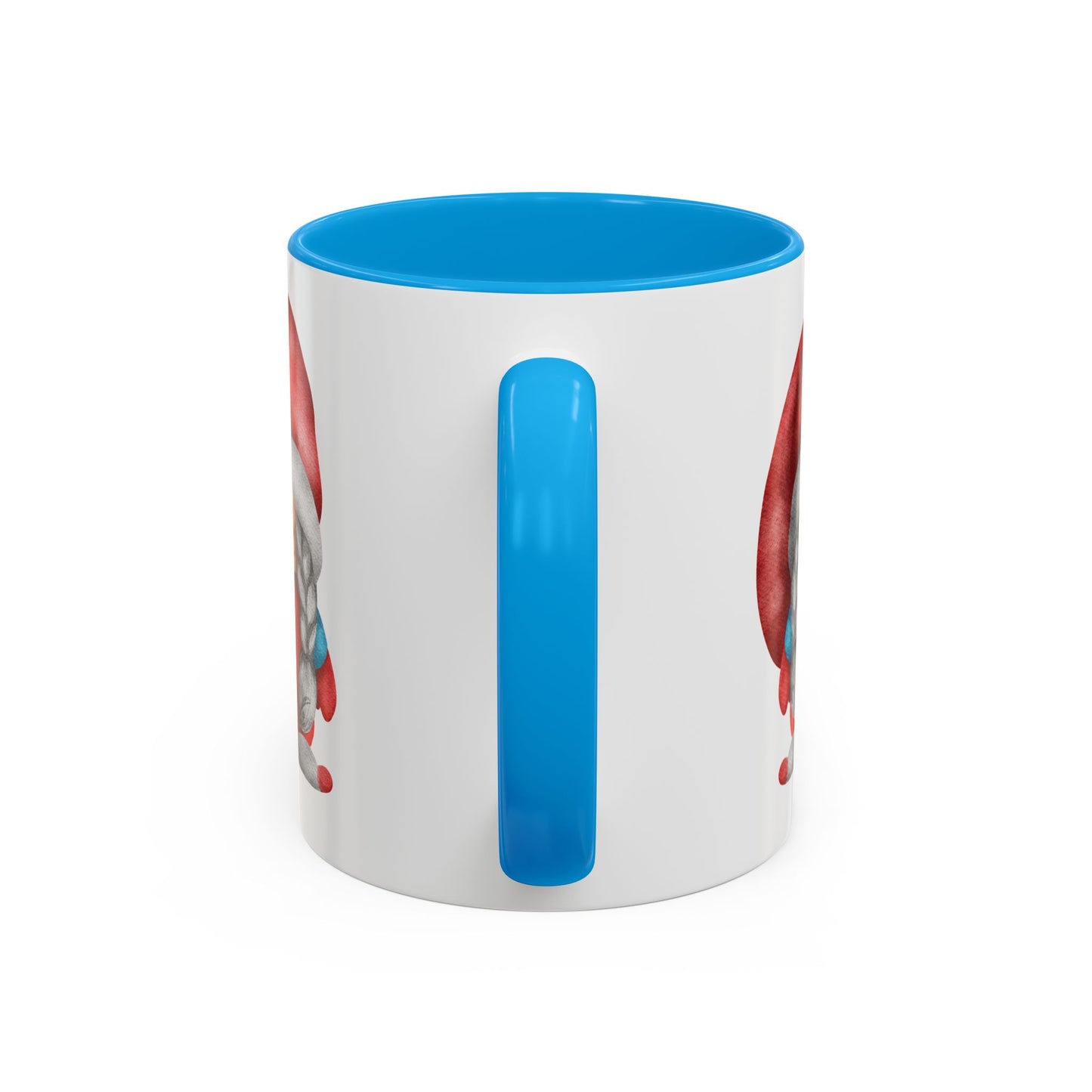 Cheerful Red Gnome with Braids Mug - Sip Your Sweet Melody | Ceramic Coffee & Tea Cup (11oz/15oz)