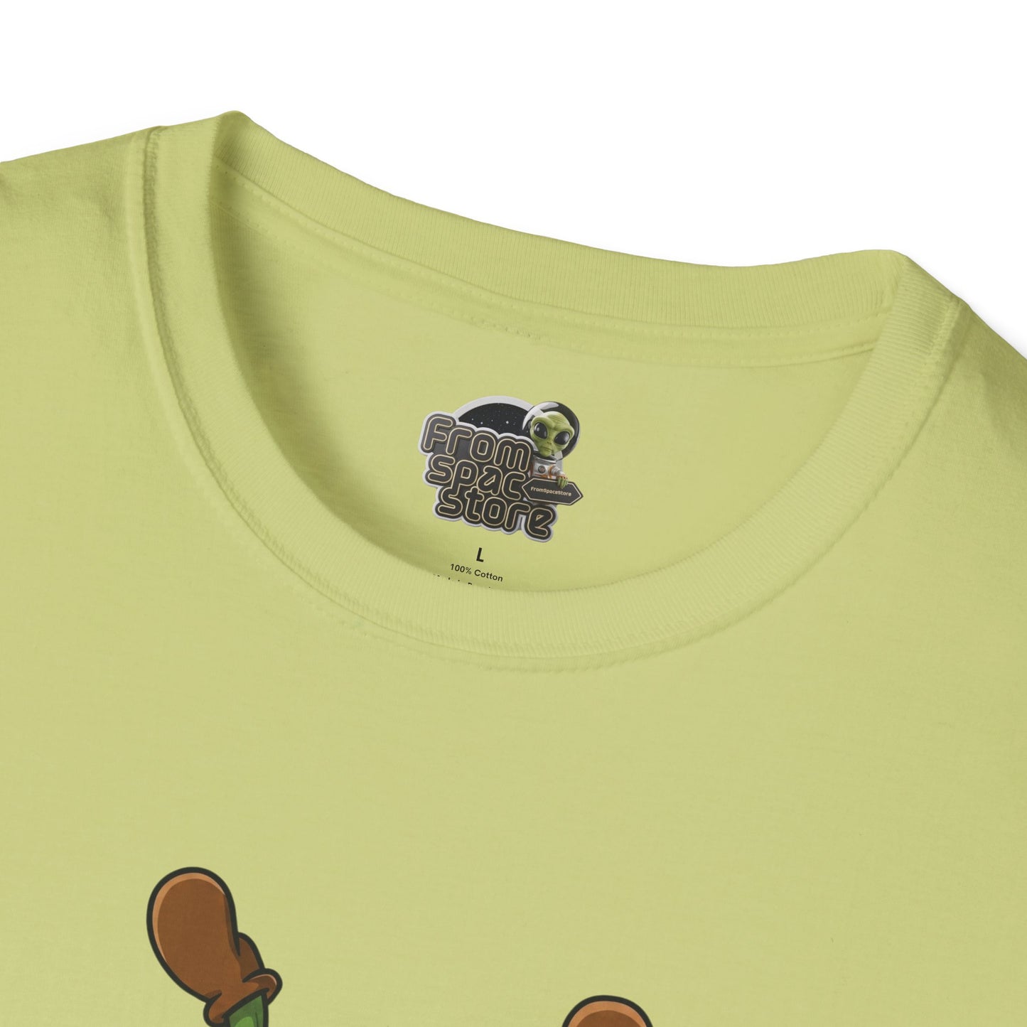 Shocked Cactus T-Shirt: Funky Upside-Down Cactus Tee | Organic Cotton Unisex Graphic Shirt