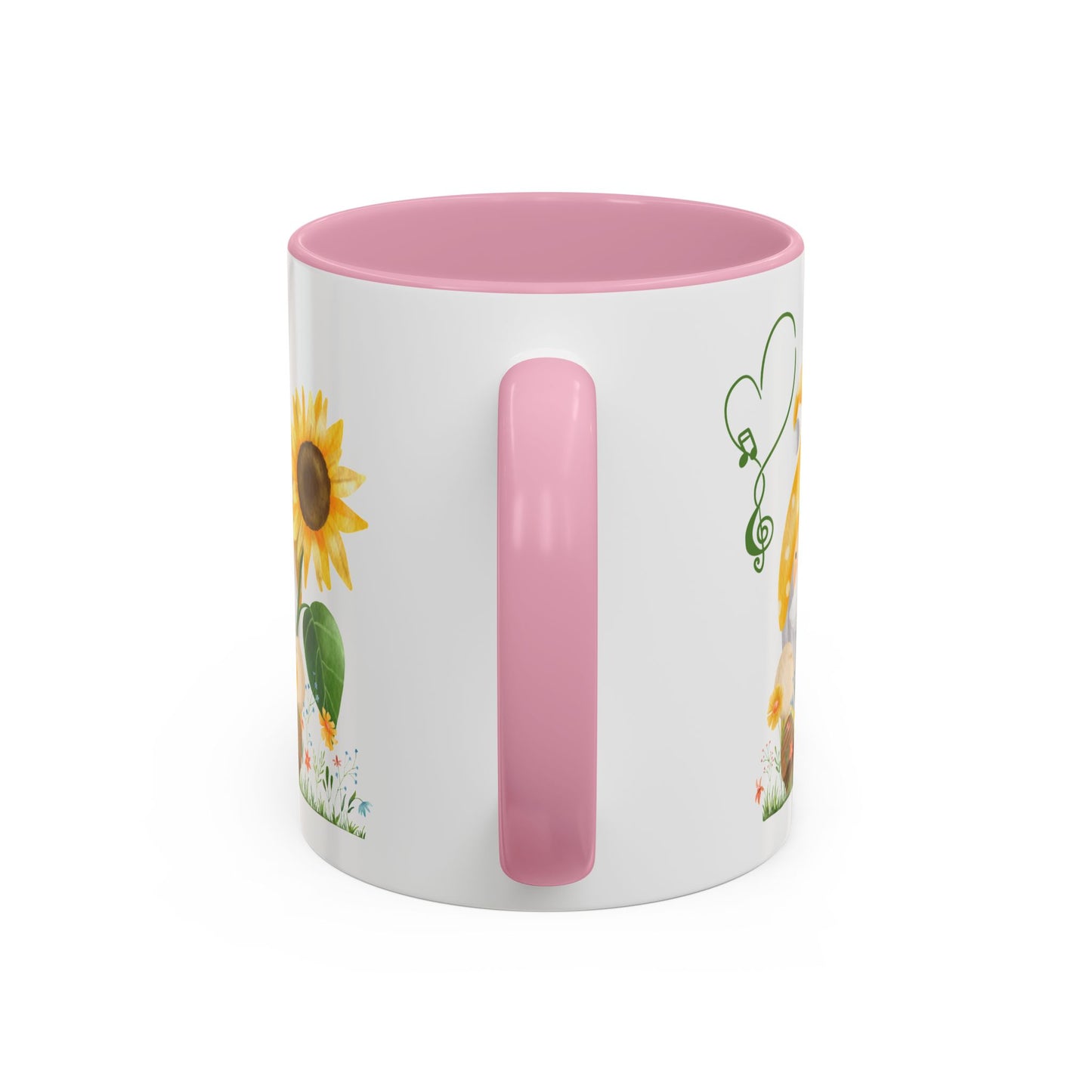Mystical Gnome & Sunny Sunflower Mug - Your Garden's Secret Charm | Ceramic Coffee & Tea Cup (11oz/15oz)