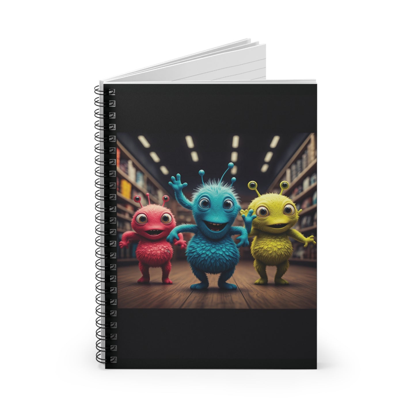Alien Dancers Spiral Notebook - A Fun & Friendly Journal for Your Brightest Ideas One Size