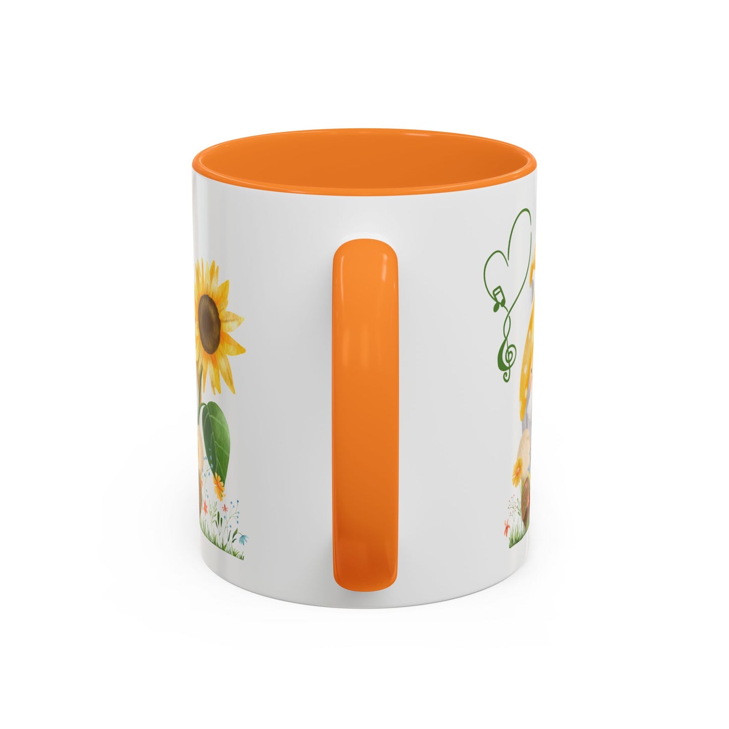 Mystical Gnome & Sunny Sunflower Mug - Your Garden's Secret Charm | Ceramic Coffee & Tea Cup (11oz/15oz)