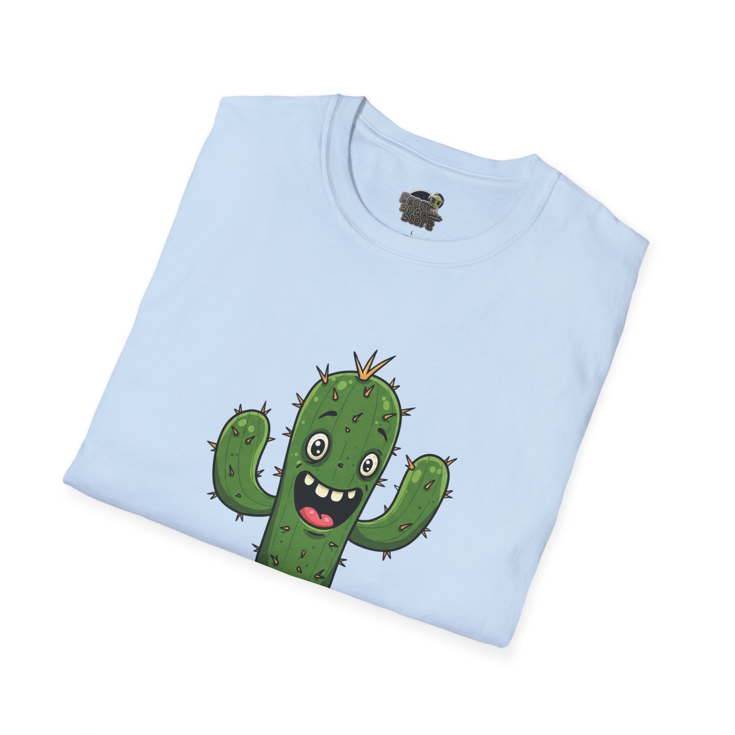 Cactus Mania T-Shirt: Joyful Cactus Tee | Organic Cotton & Stretchy Comfort
