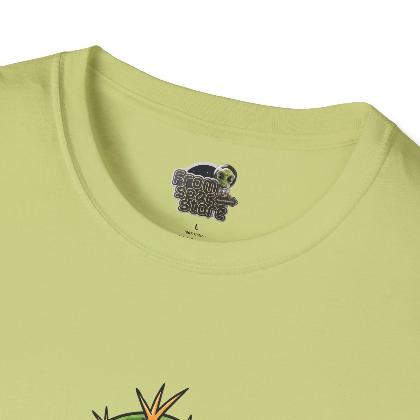 Cactus Mania T-Shirt: Joyful Cactus Tee | Organic Cotton & Stretchy Comfort