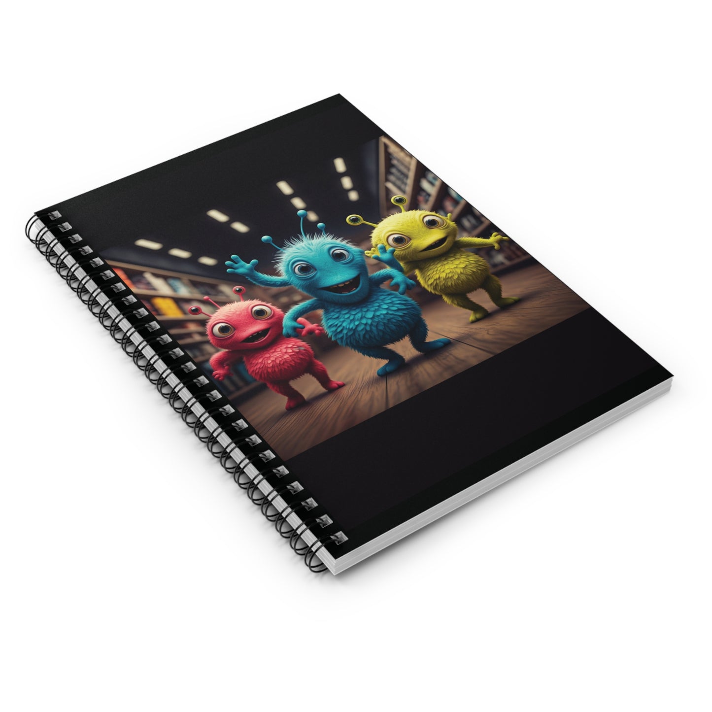 Alien Dancers Spiral Notebook - A Fun & Friendly Journal for Your Brightest Ideas