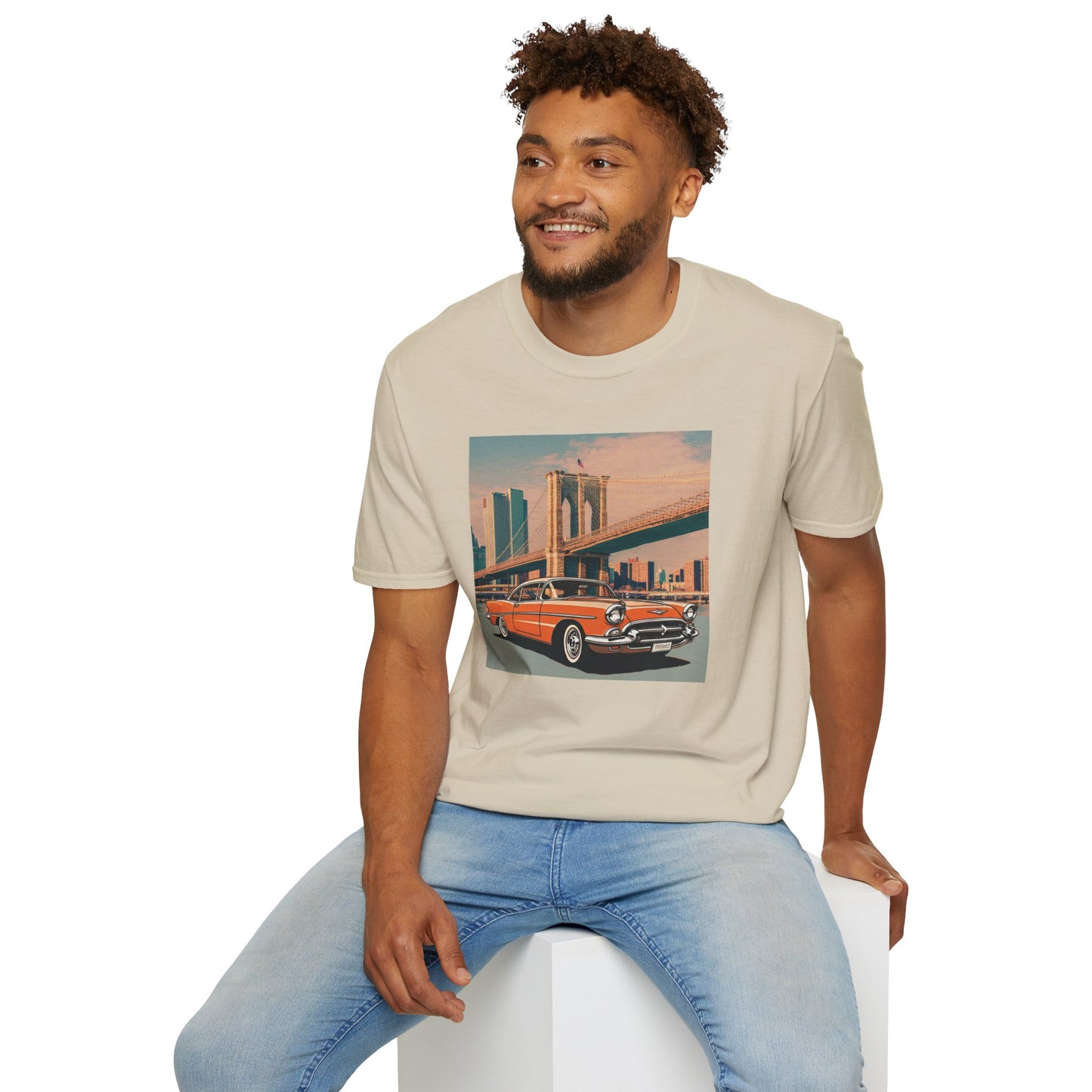 Chevrolet Bel-Air Unisex T-Shirt - American Classic Car Icon Sand