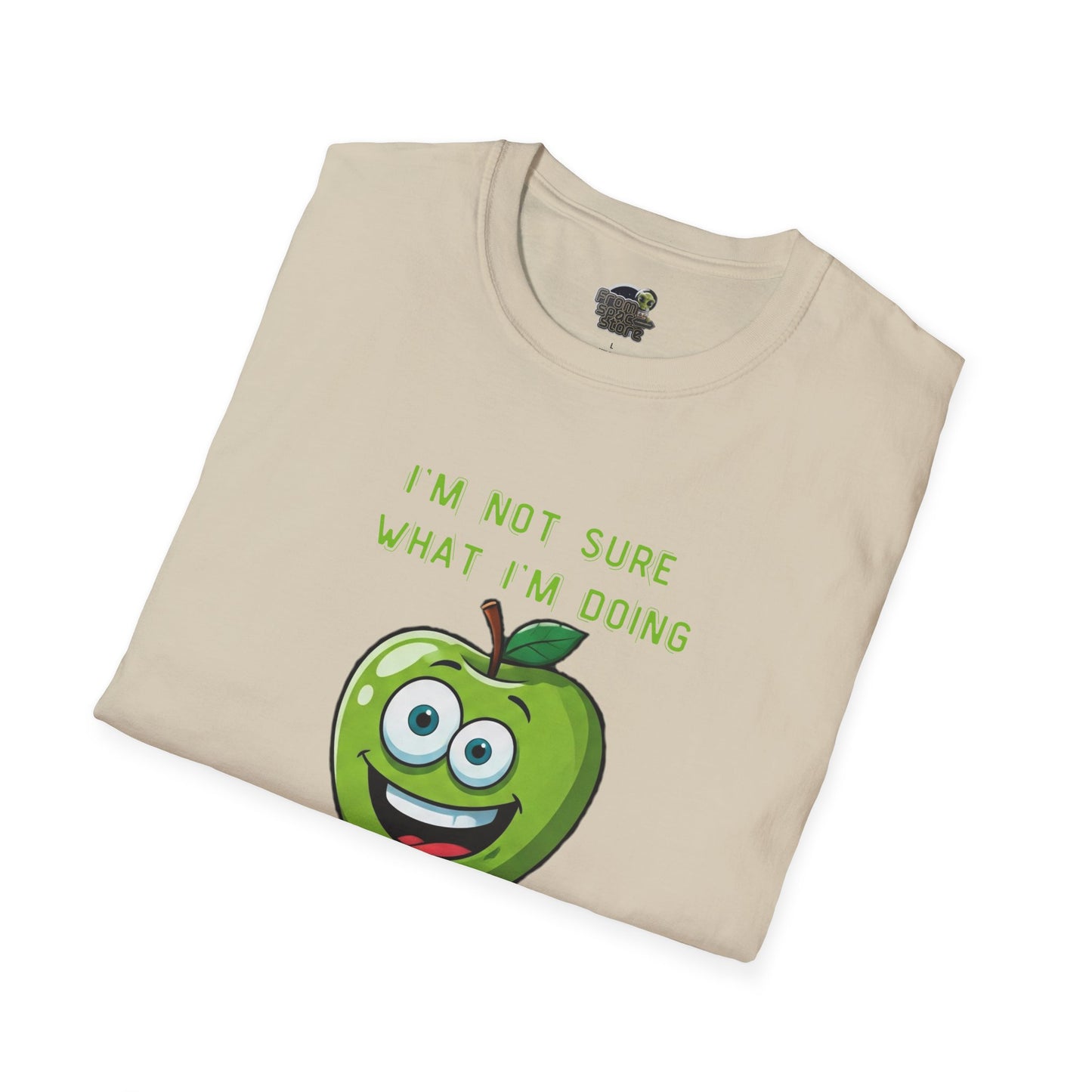 Apple-El t-shirt: Funny Smiling Apple Positive Tee