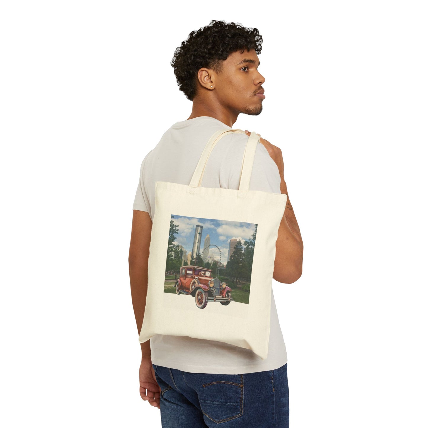 Ford Atlanta Skyliner Tote Bag: Vintage Car Passion Meets 1930s American Cinema