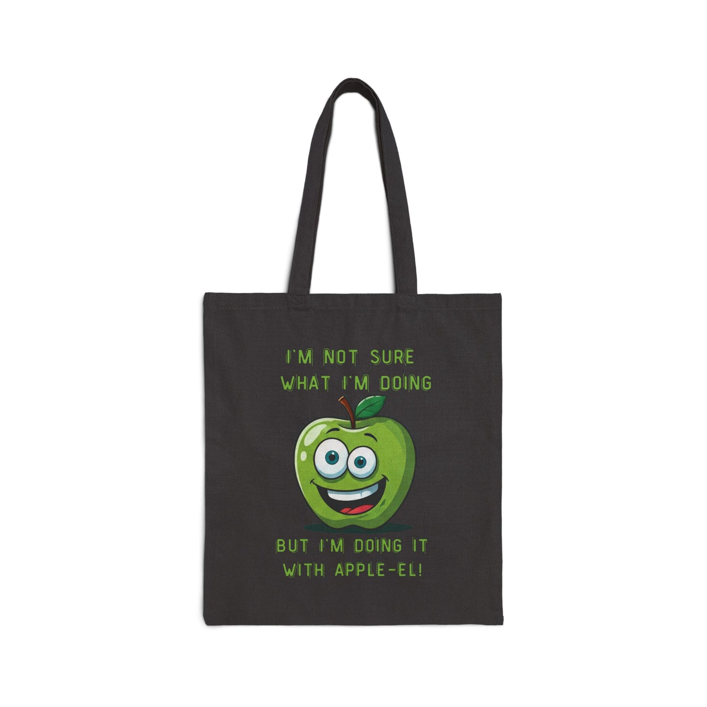 Apple-el Tote Bag: Funny Smiling Apple - Doing It With Appeal!