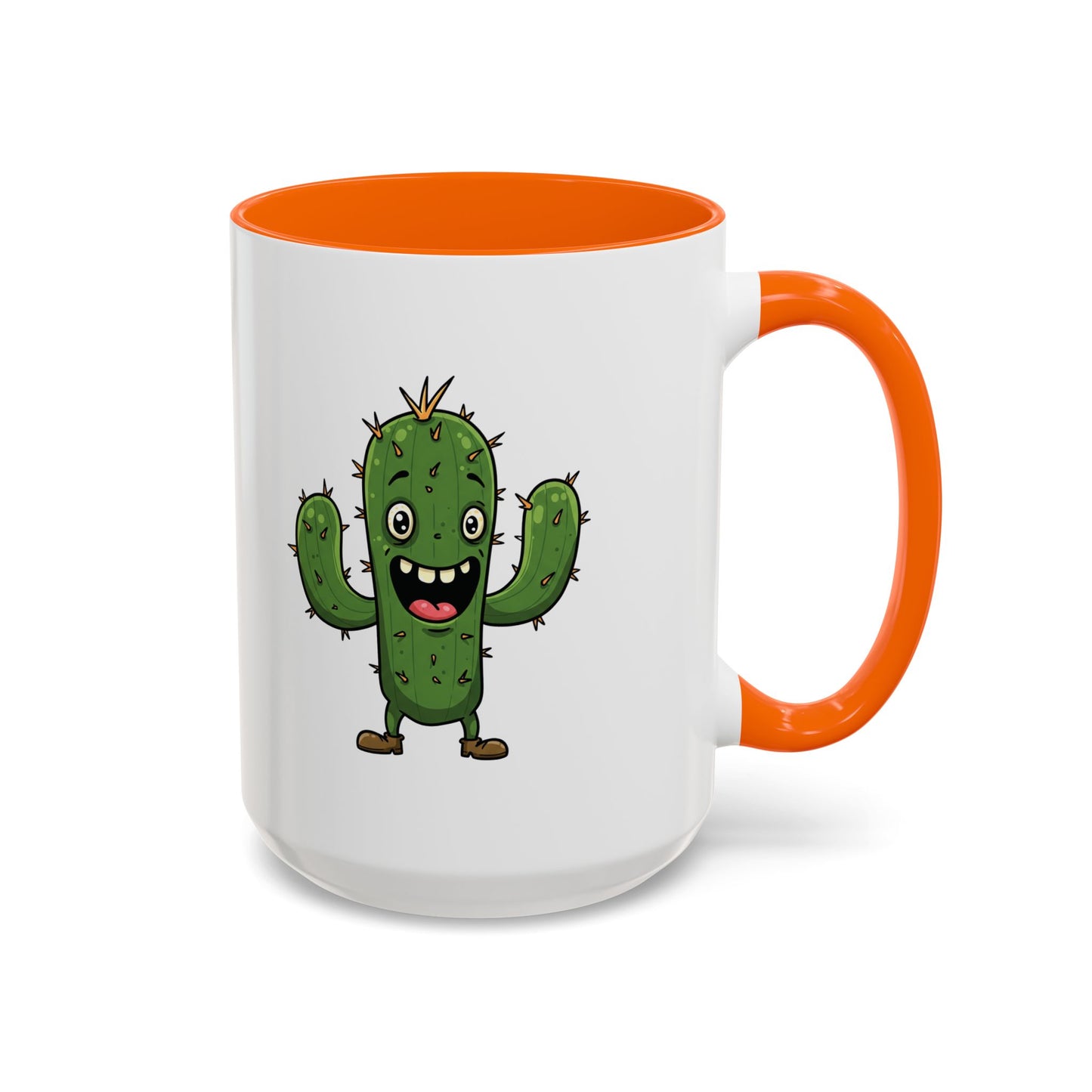 Cactus Mania Joyful Cactus Mug - Happy Ceramic Coffee Cup for Plant Lovers
