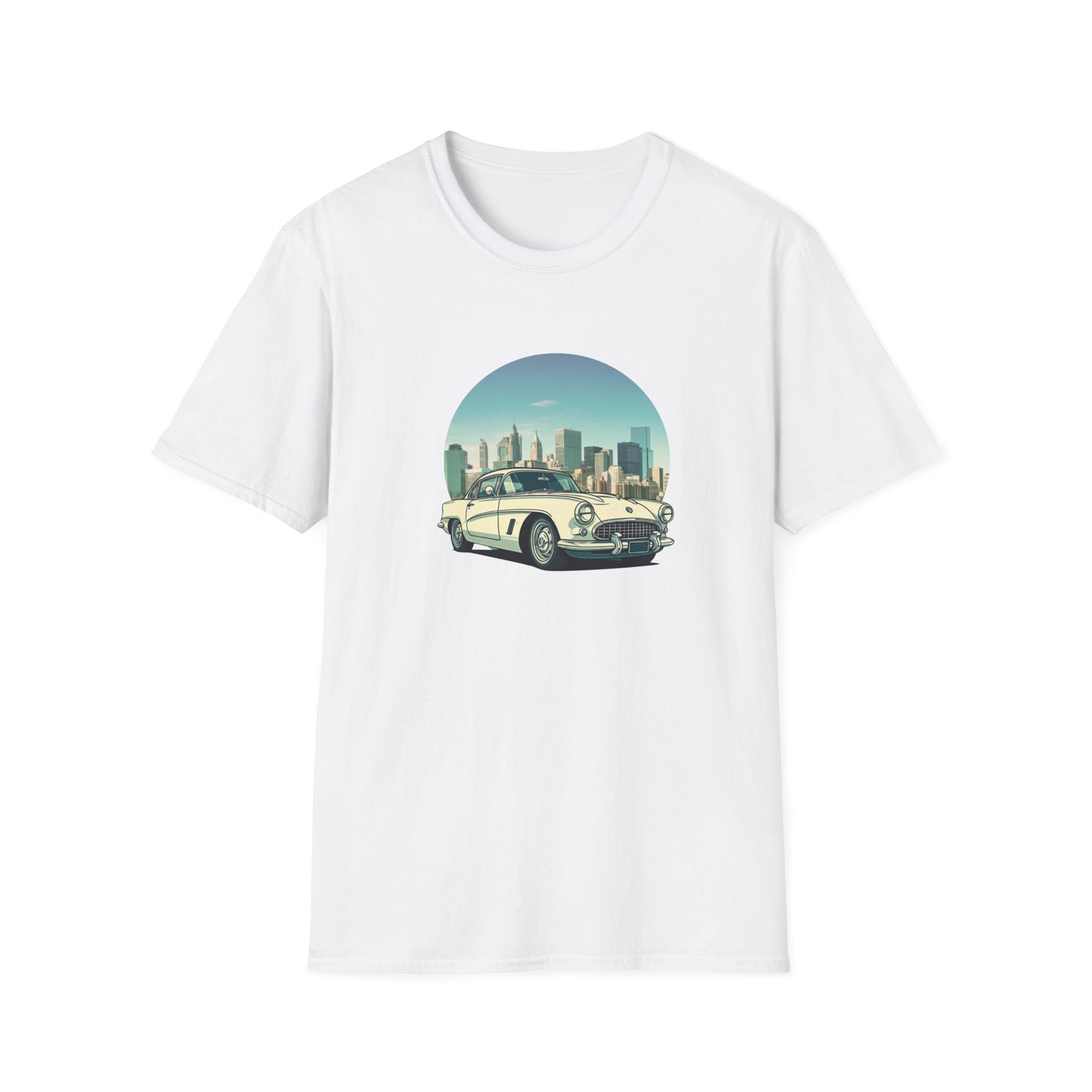 Chevrolet Corvette Unisex T-Shirt - American Legend of the 50s White