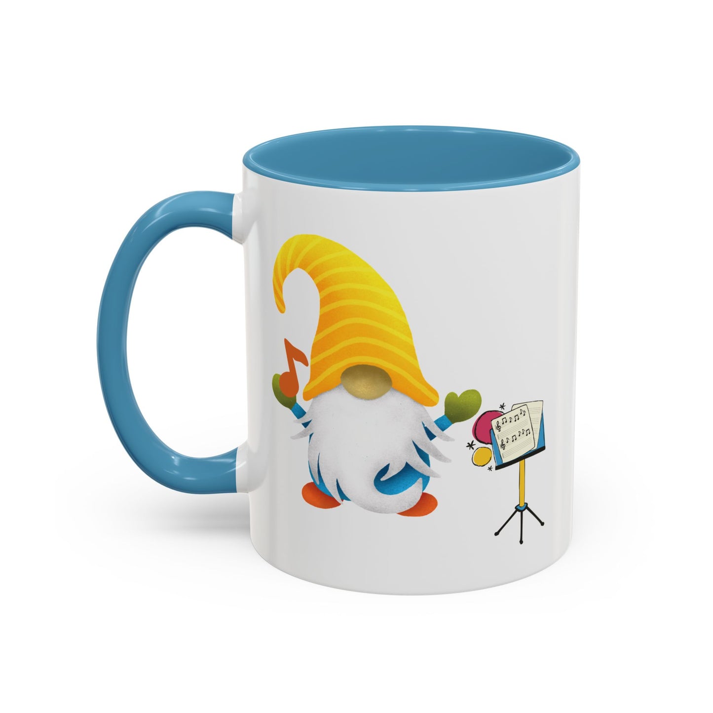 Whimsical Gnome Music Stand Mug - Perfect Gift for Music Lovers