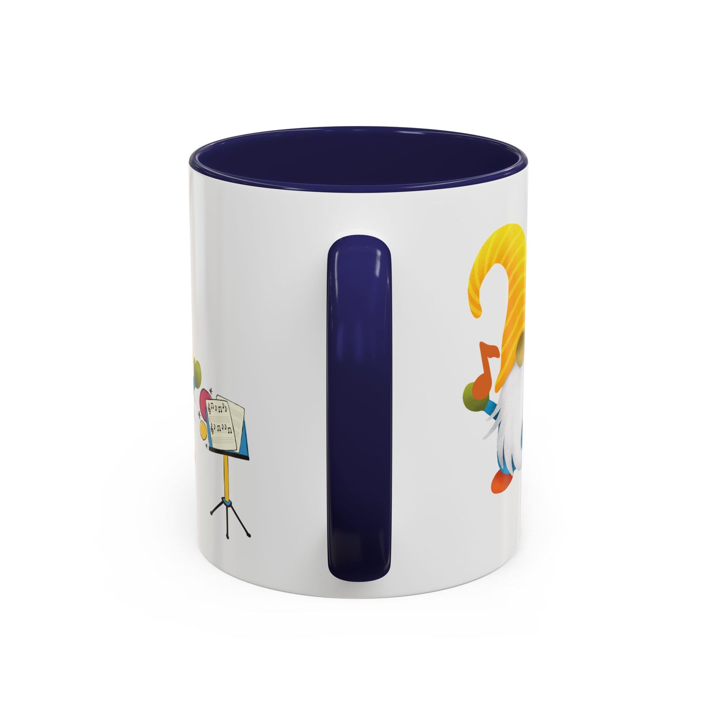 Whimsical Gnome Music Stand Mug - Perfect Gift for Music Lovers
