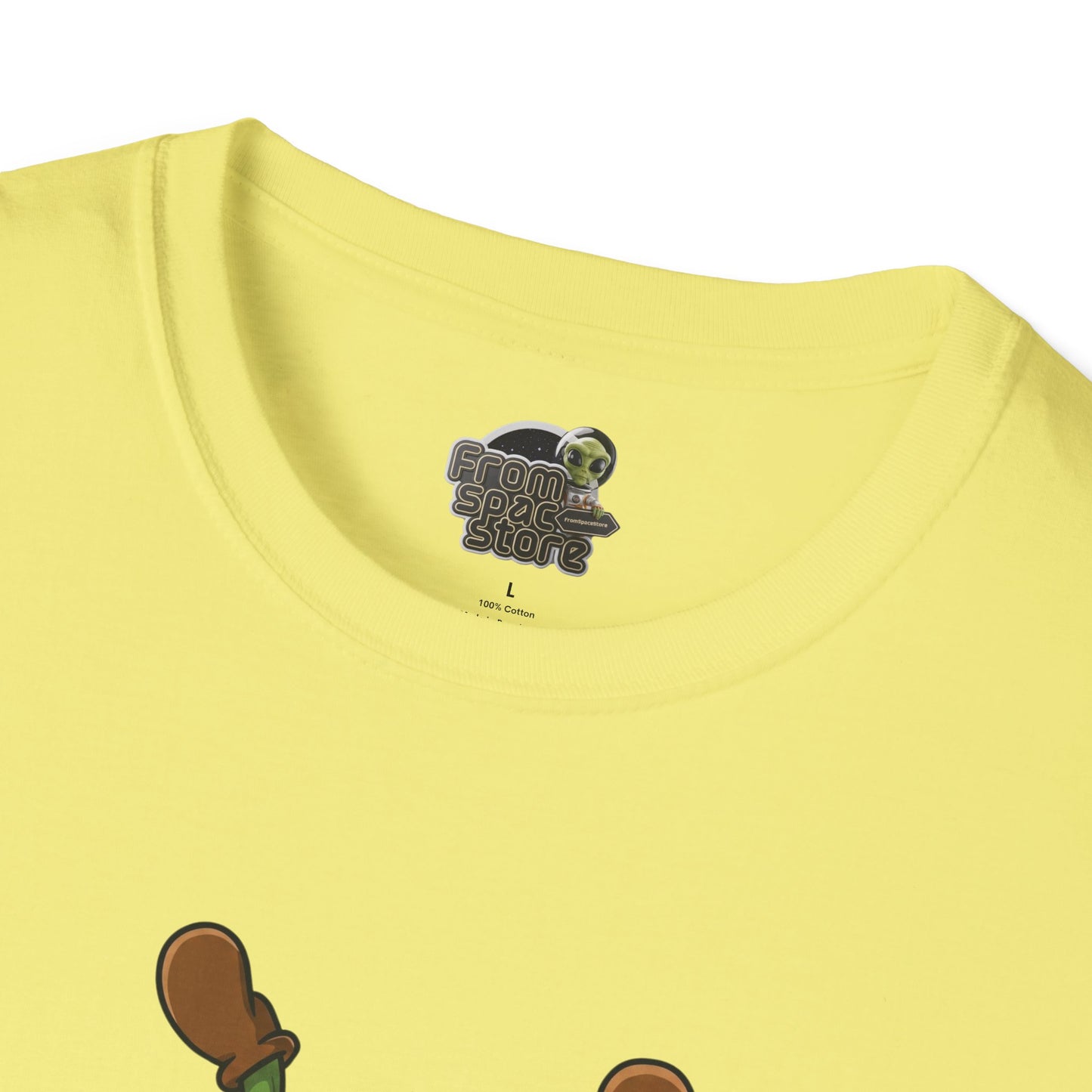 Shocked Cactus T-Shirt: Funky Upside-Down Cactus Tee | Organic Cotton Unisex Graphic Shirt