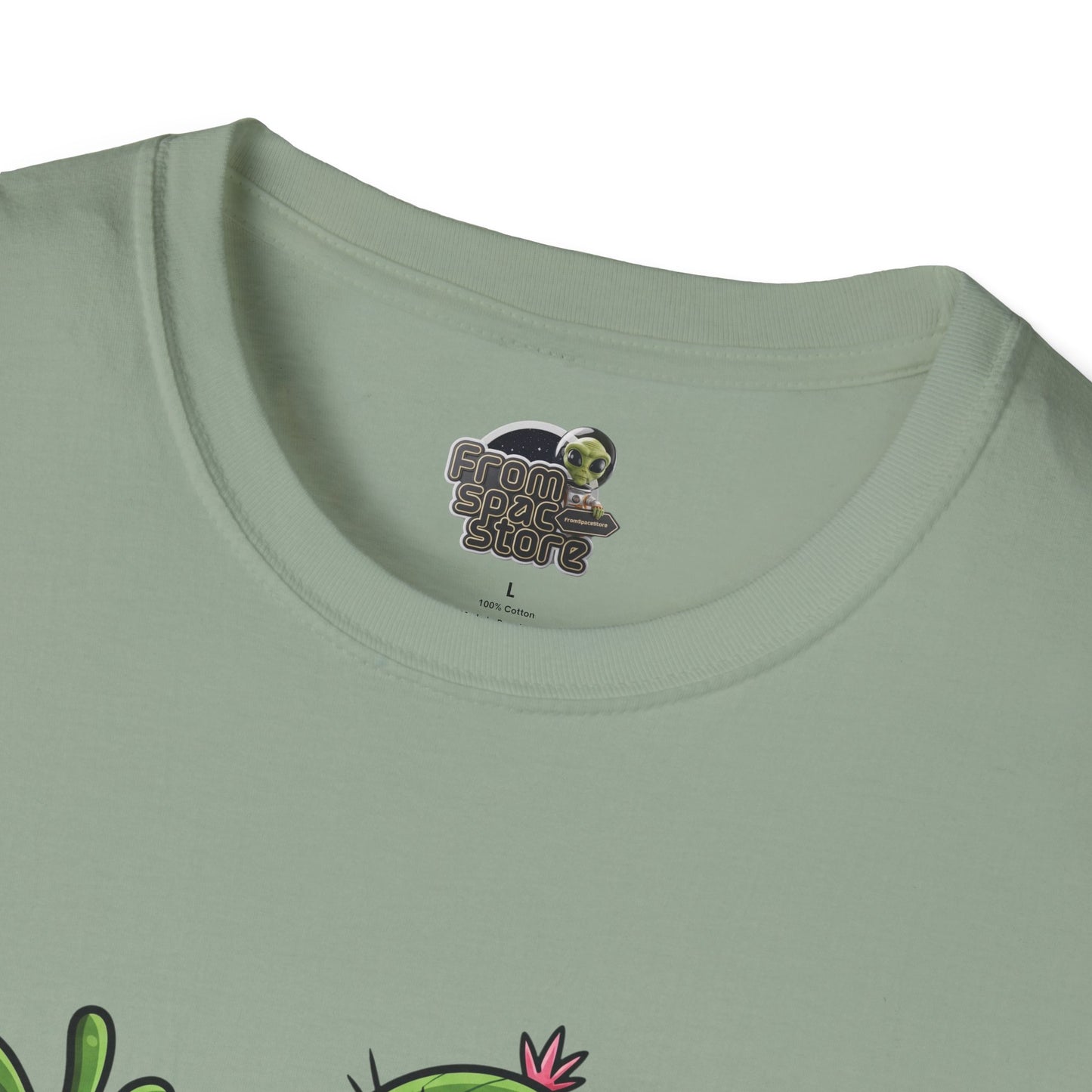 Happy Jumping Cactus T-Shirt: Dynamic & Joyful Organic Cotton Tee | Cactus Mania