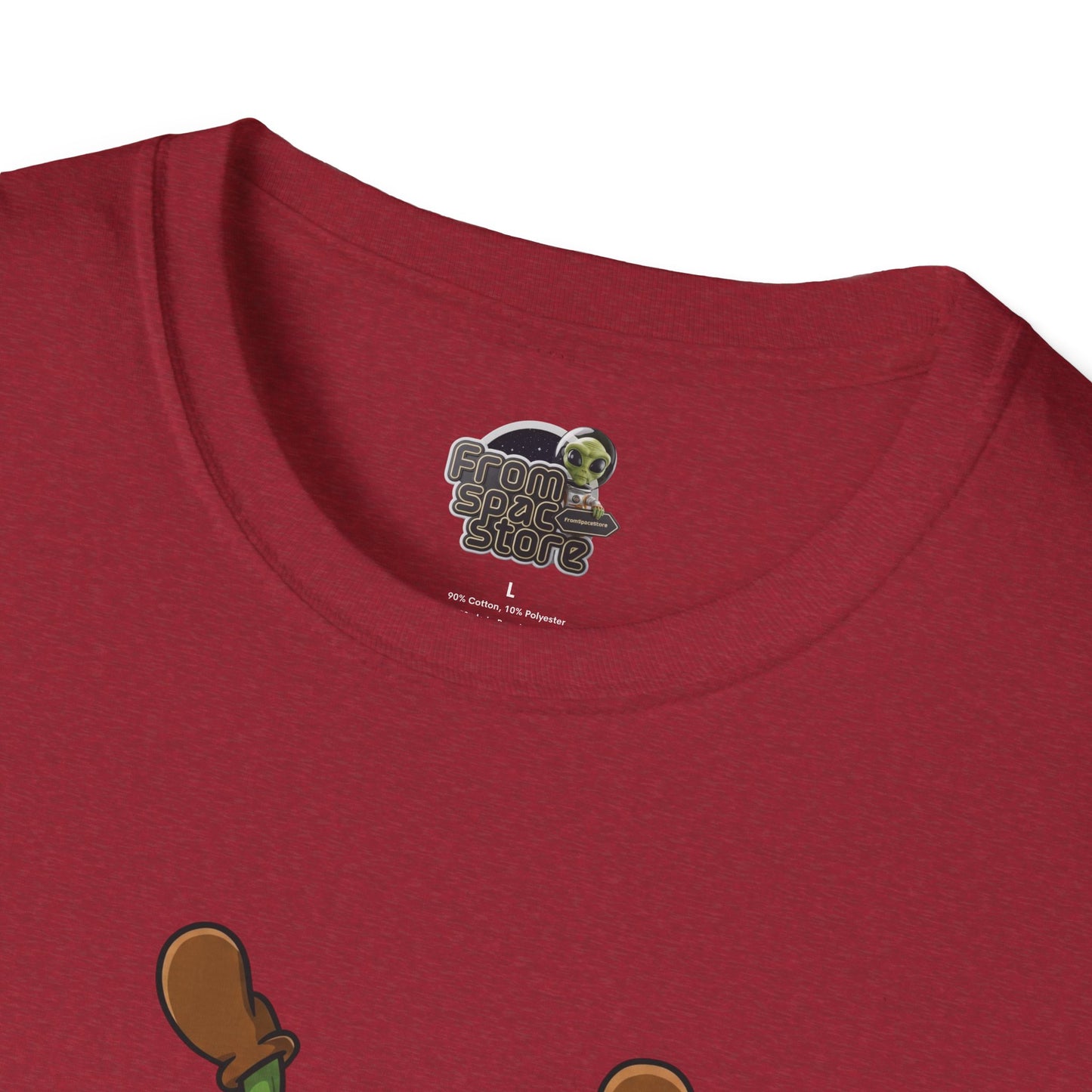 Shocked Cactus T-Shirt: Funky Upside-Down Cactus Tee | Organic Cotton Unisex Graphic Shirt