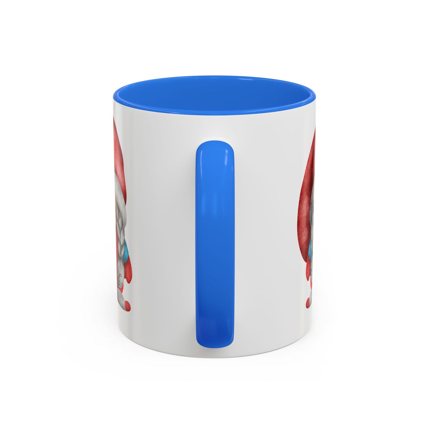 Cheerful Red Gnome with Braids Mug - Sip Your Sweet Melody | Ceramic Coffee & Tea Cup (11oz/15oz)