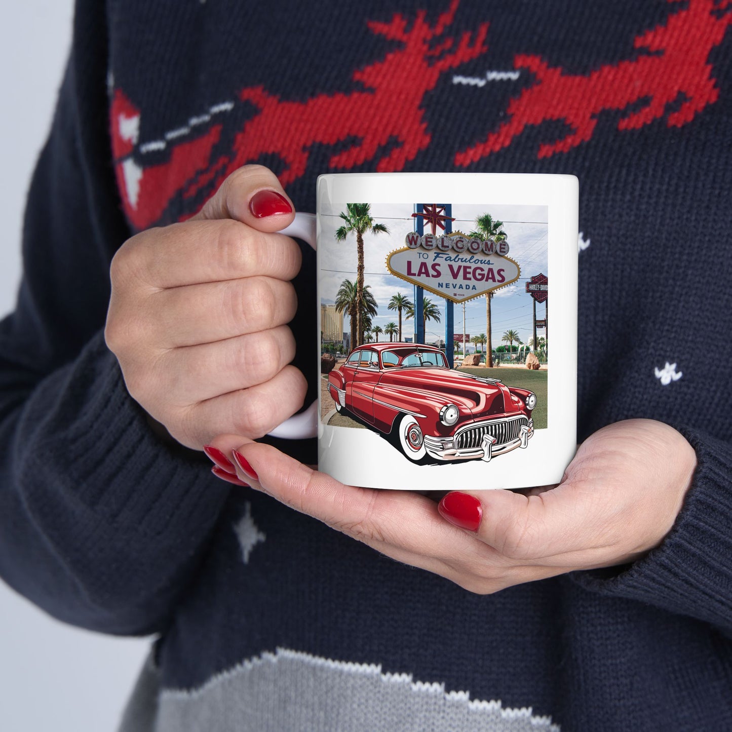 Buick 1950s Vintage Car Mug - Iconic American Classic Coffee Cup