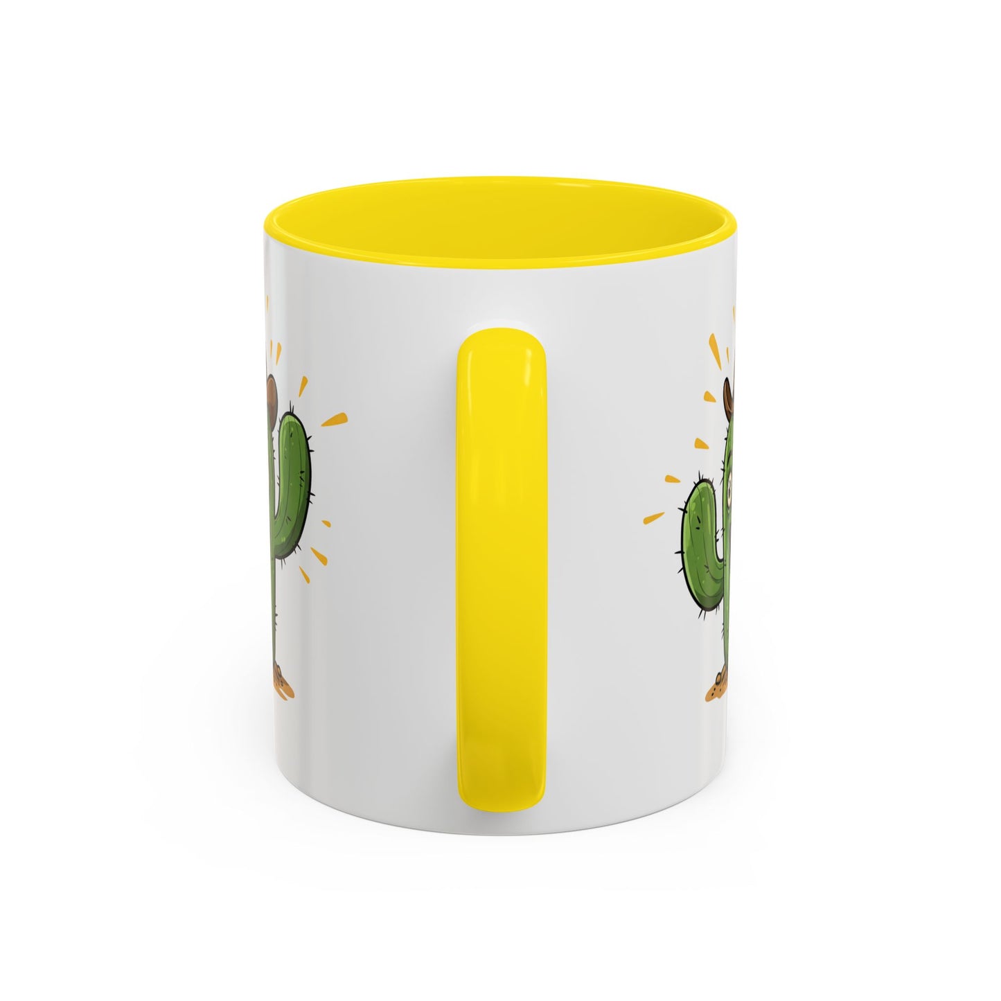 Cactus Mania Cowboy Cactus Mug - Fun & Durable Ceramic Cup for Cactus Lovers