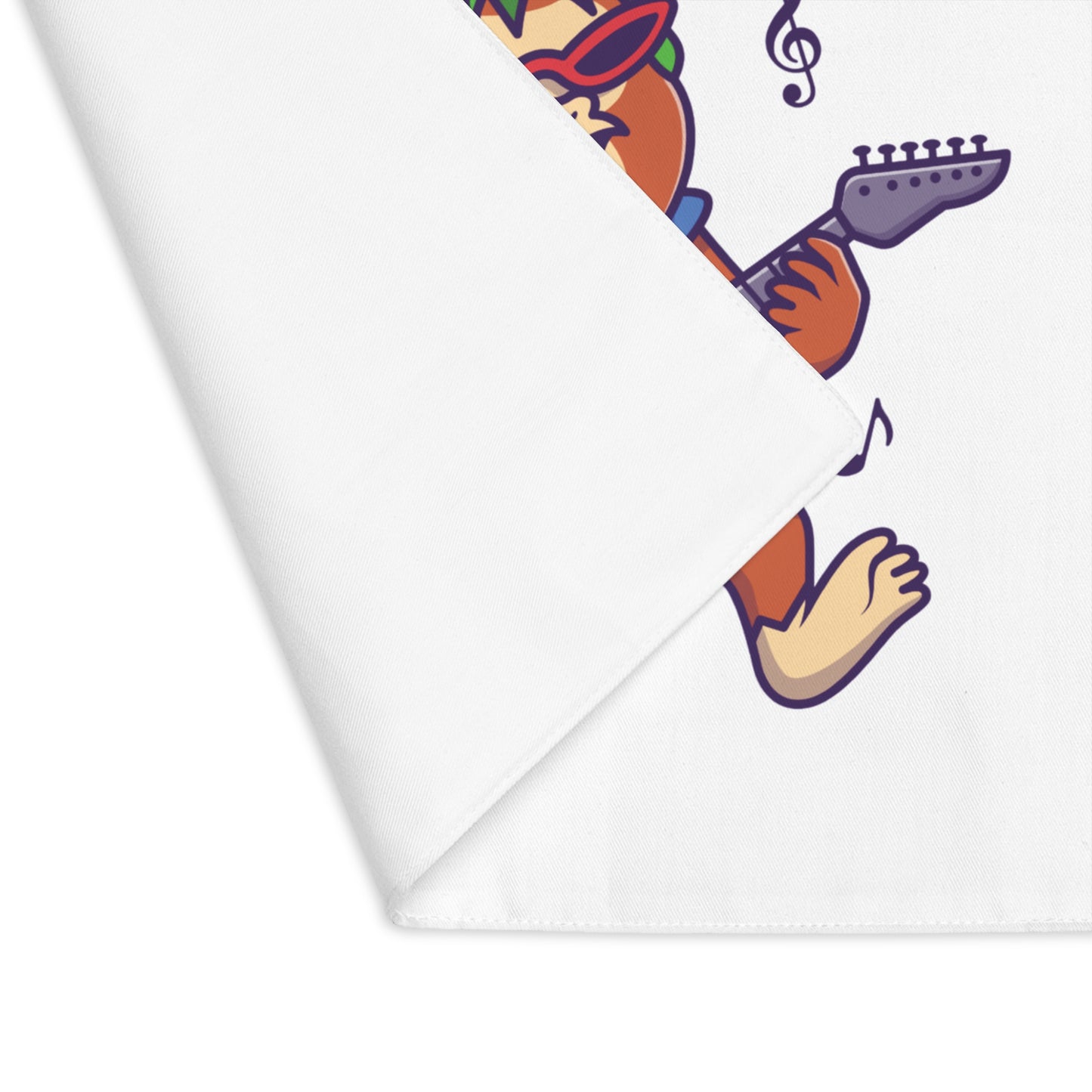 Rock & Roll Monkey Christmas Placemat | Edgy Holiday Dinner Table Decor