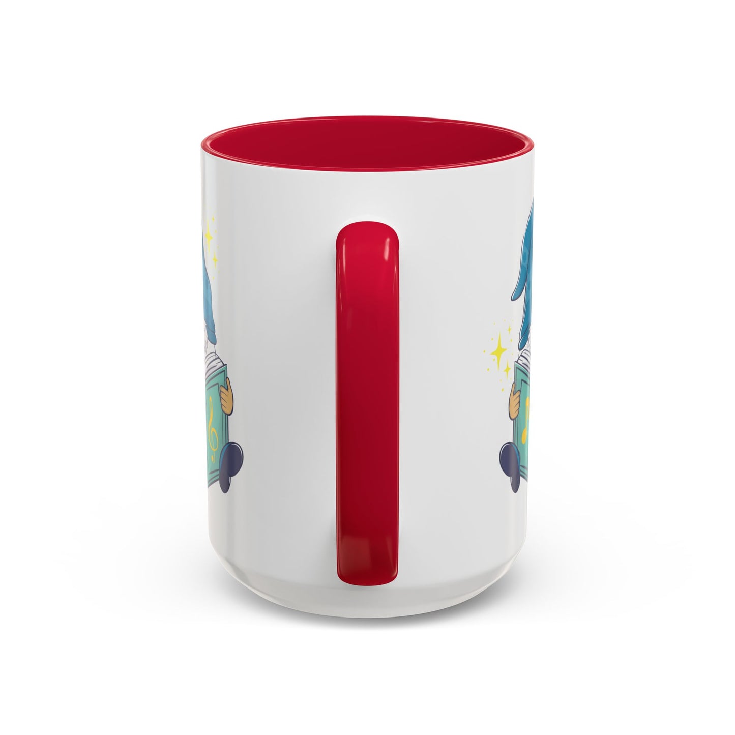 Whimsical Gnome & Music Book Mug - Brew Your Story | Ceramic Coffee & Tea Cup (11oz/15oz)