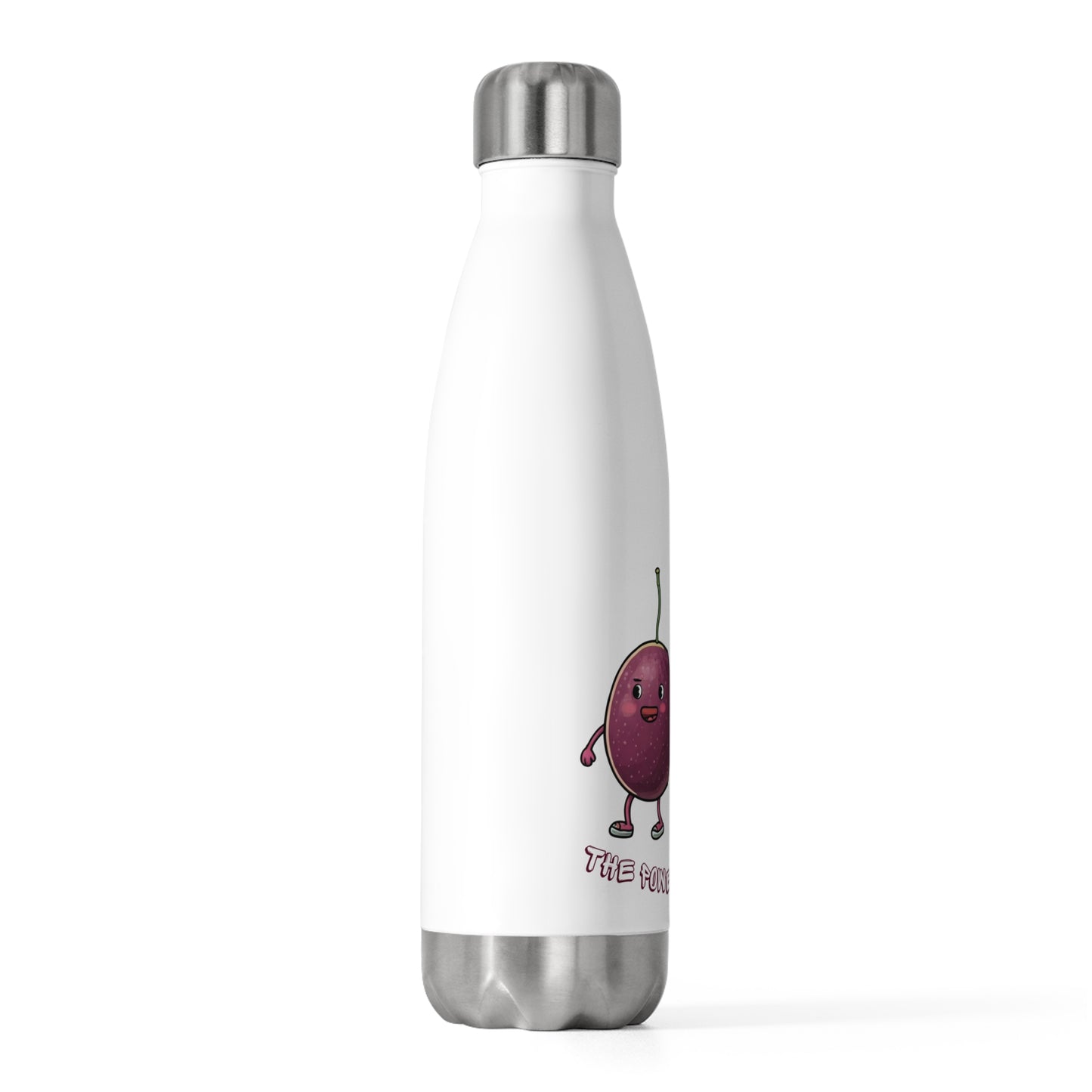 Funny Passion Fruit Tumbler: Reusable Stainless Steel Water Bottle, Keeps Drinks Cold for Hours, Perfect Gift for Fruit Lovers!