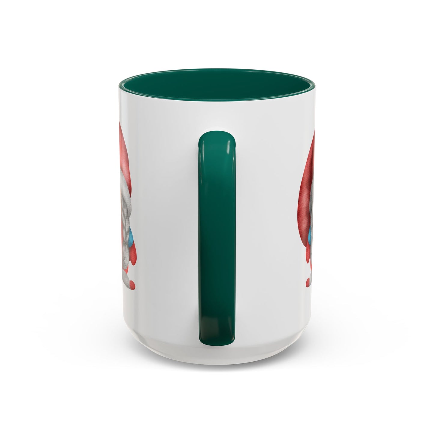 Cheerful Red Gnome with Braids Mug - Sip Your Sweet Melody | Ceramic Coffee & Tea Cup (11oz/15oz)