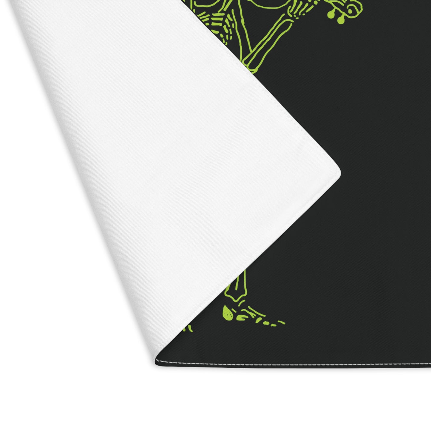 Midnight Sonata Fluo Skeleton Violinist Placemat