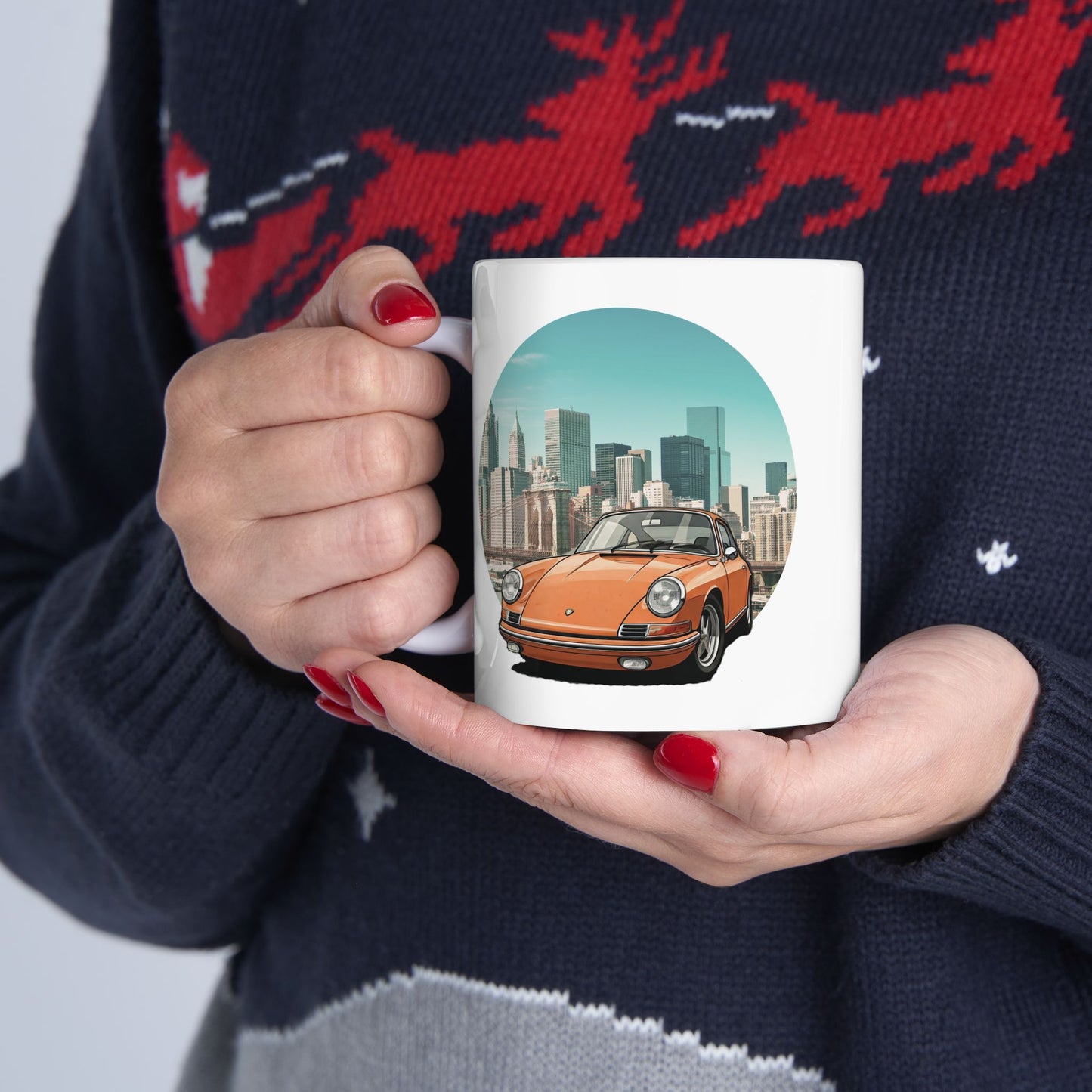 Porsche 911 Vintage Mug - Iconic Power for Your Coffee Break