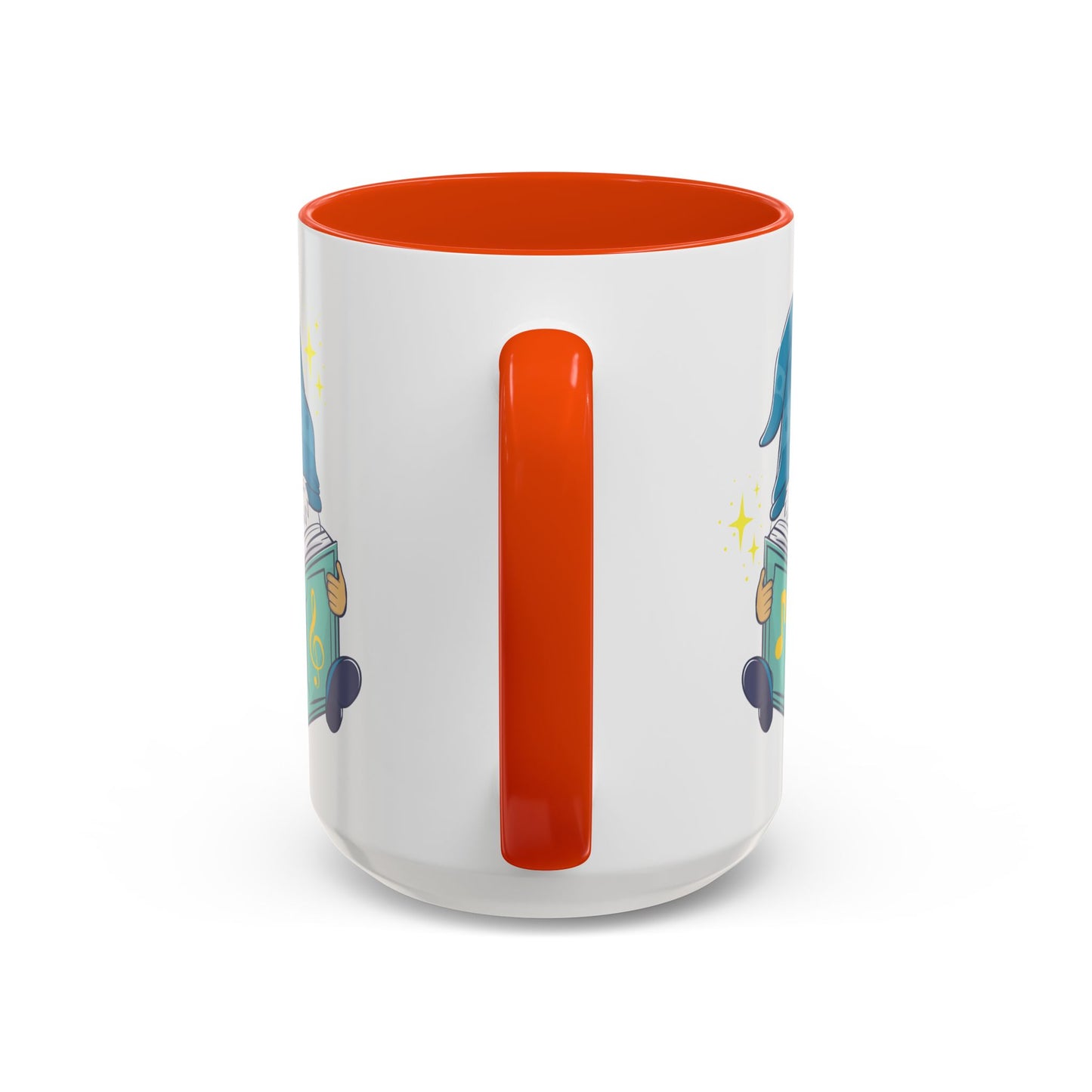 Whimsical Gnome & Music Book Mug - Brew Your Story | Ceramic Coffee & Tea Cup (11oz/15oz)