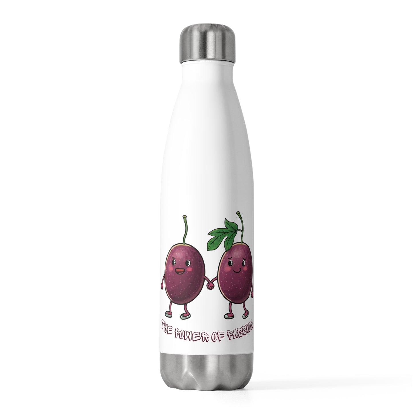 Funny Passion Fruit Tumbler: Reusable Stainless Steel Water Bottle, Keeps Drinks Cold for Hours, Perfect Gift for Fruit Lovers!