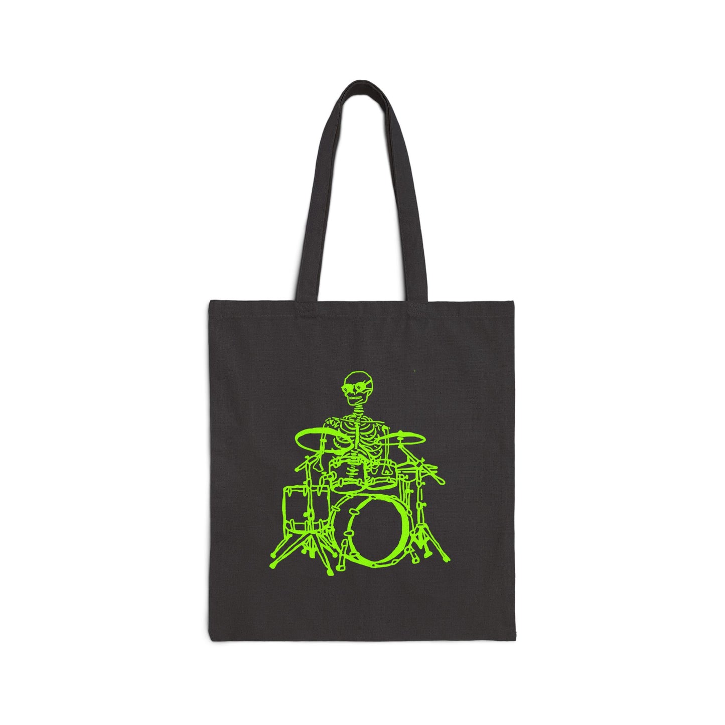 Skeleton Drummer Fluo Tote Bag | From Space Store