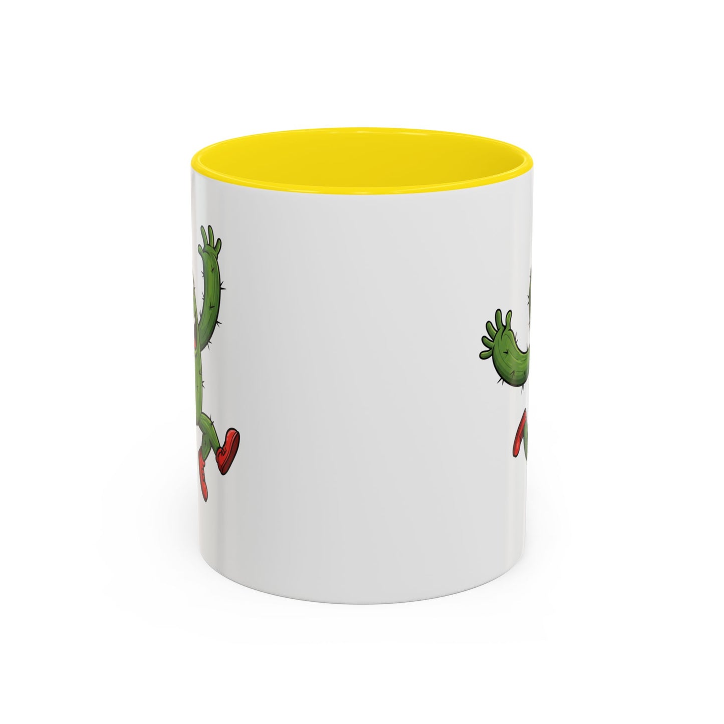 Cactus Mania Running Cactus Mug - Fun & Eco-Friendly Ceramic Coffee Cup