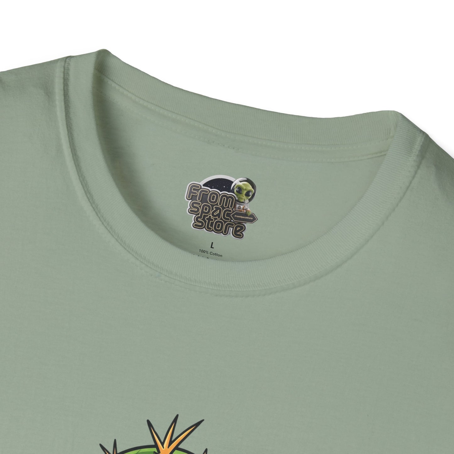 Cactus Mania T-Shirt: Joyful Cactus Tee | Organic Cotton & Stretchy Comfort