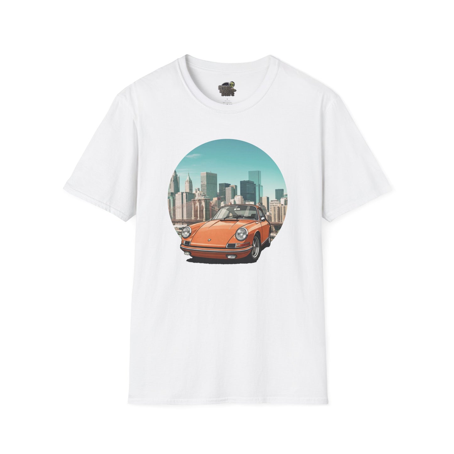 Porsche 911 Unisex T-Shirt - Vintage Power Icon S White