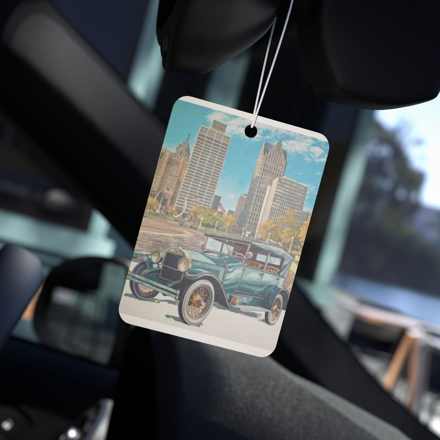 Vintage Detroit Car Air Freshener