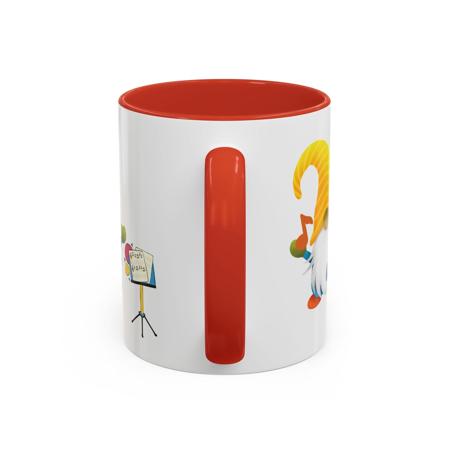 Whimsical Gnome Music Stand Mug - Perfect Gift for Music Lovers